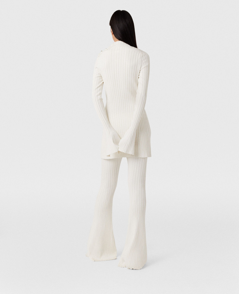 Ribbed Long Sleeve Mini Dress 4