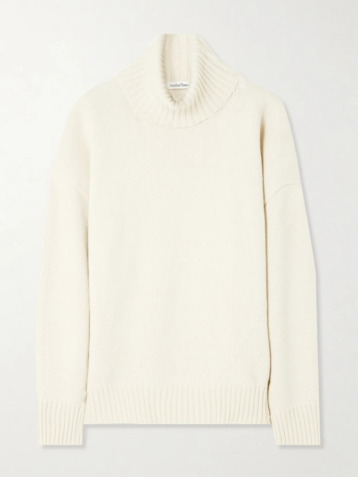 Recycled-cashmere And Wool-blend Turtleneck Sweater - 1