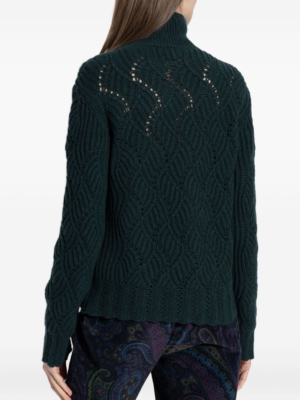 cashmere high-neck sweater - 4