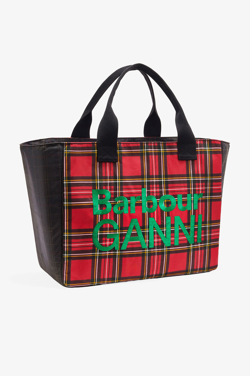 RED TARTAN TOTE 2