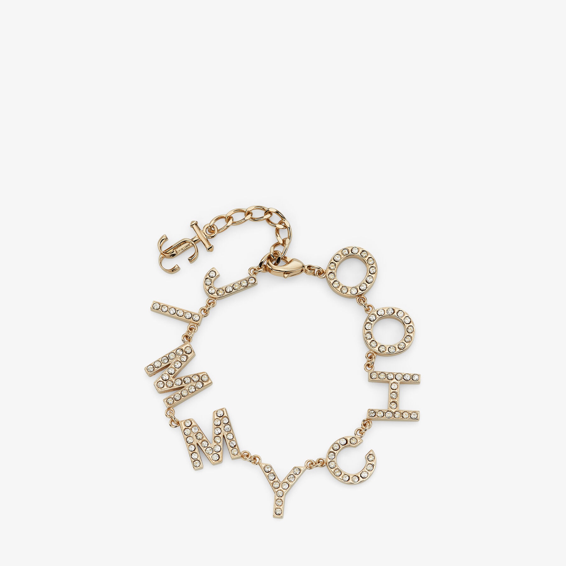 Jimmy Choo Bracelet
Gold-Finish Metal Bracelet with Crystals - 1