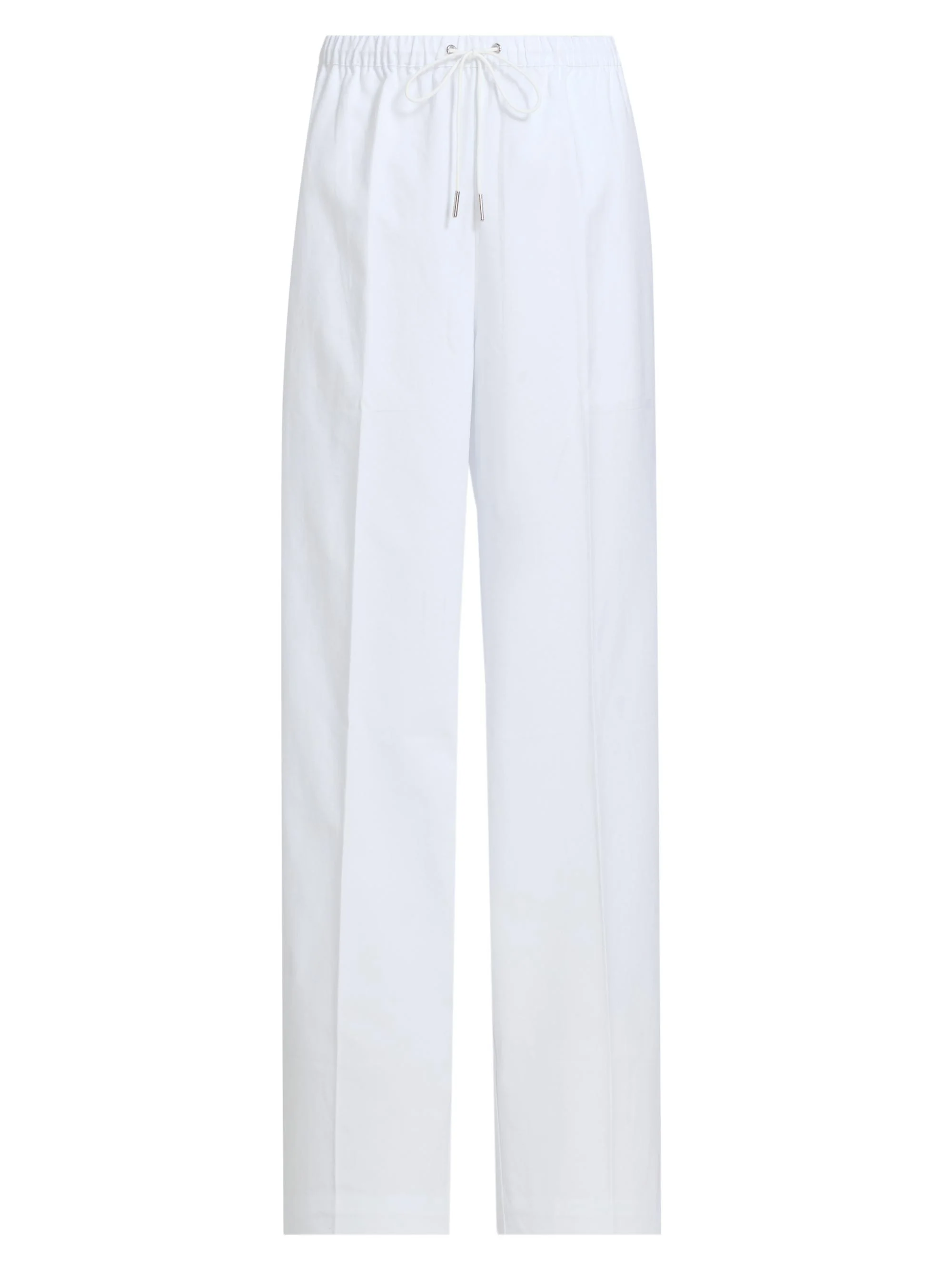 Women's Paloma Cotton Oxford Pants - White - 1