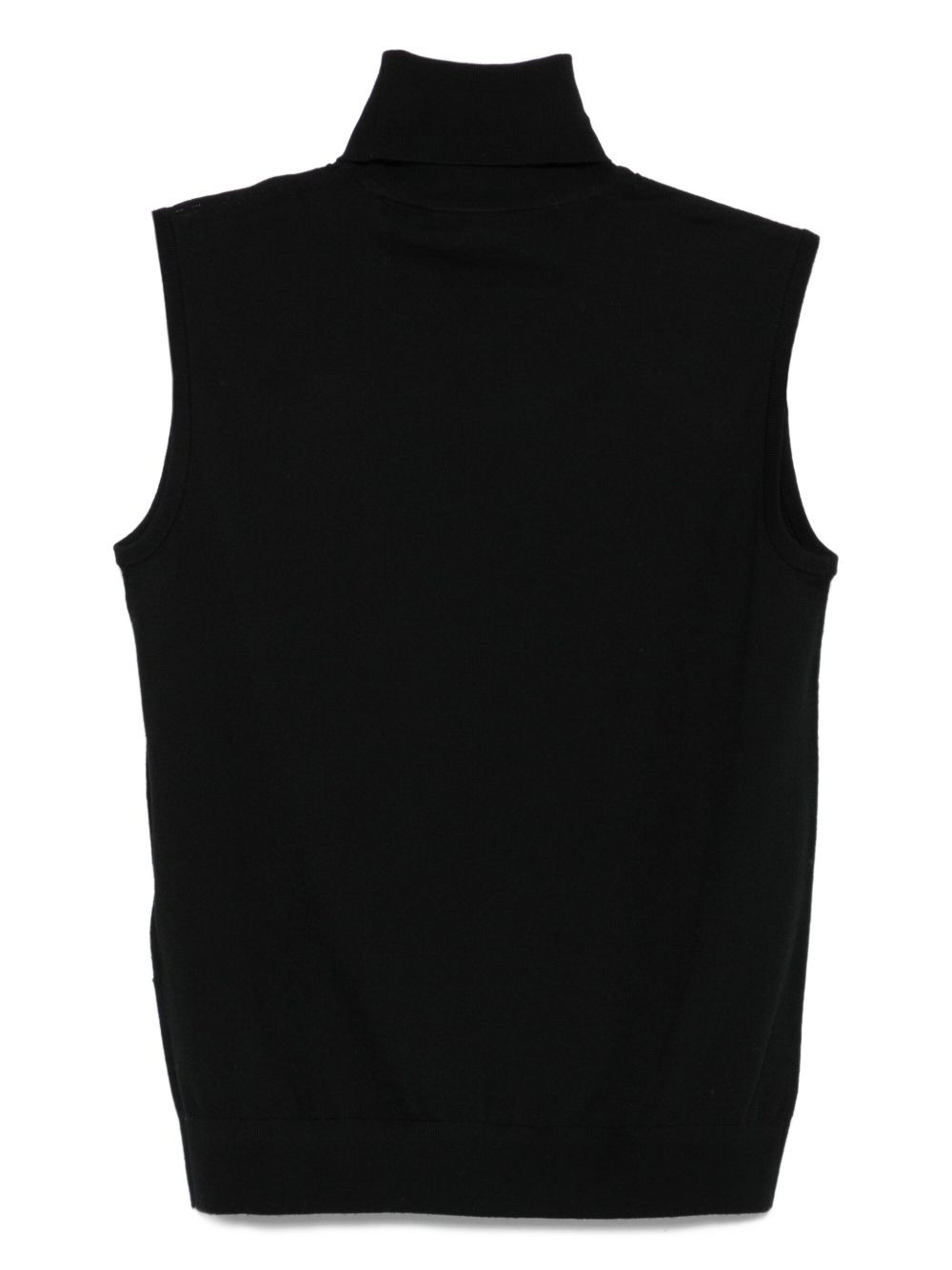 embellished turtleneck tank top - 2
