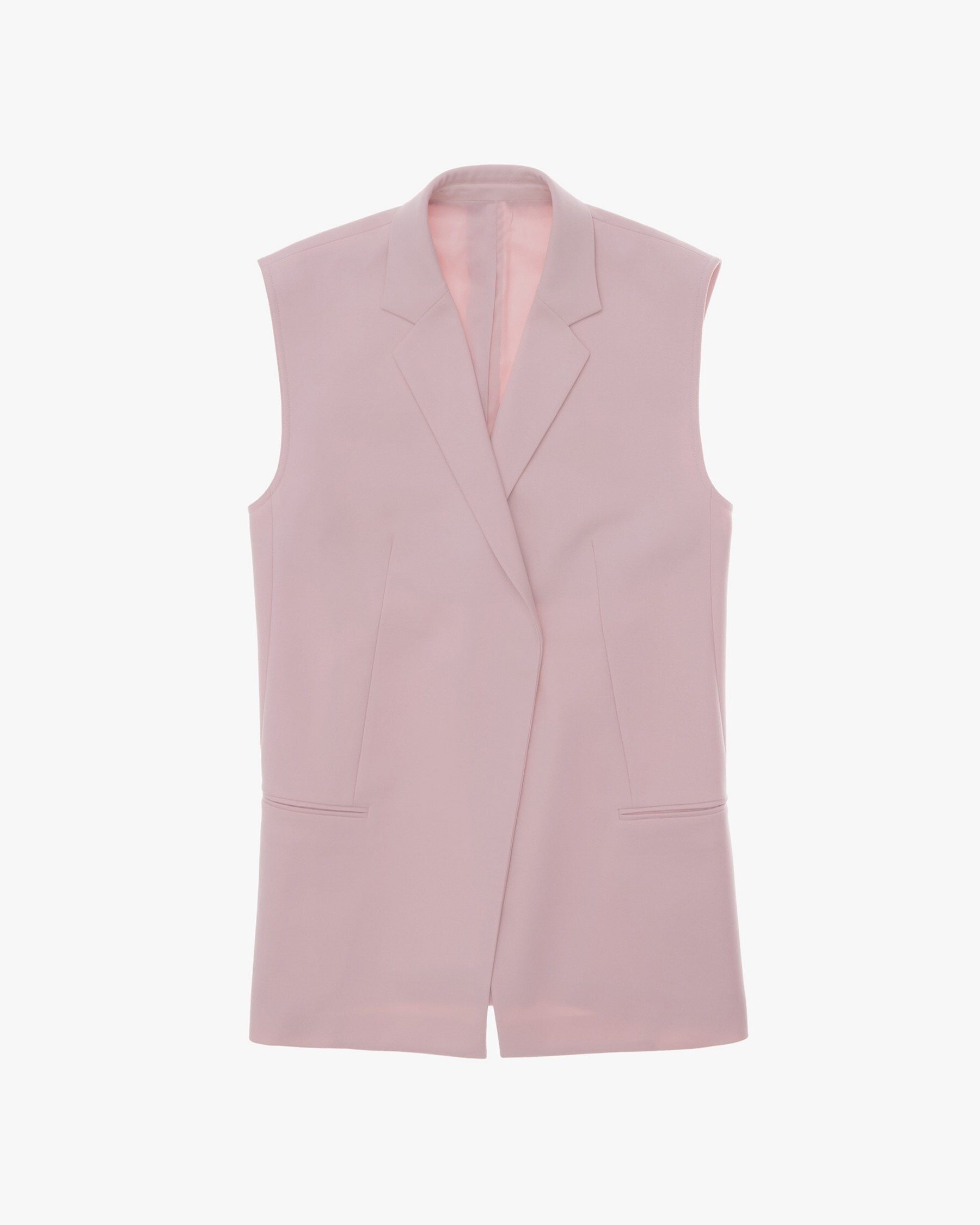 BELTED BLAZER VEST - 1