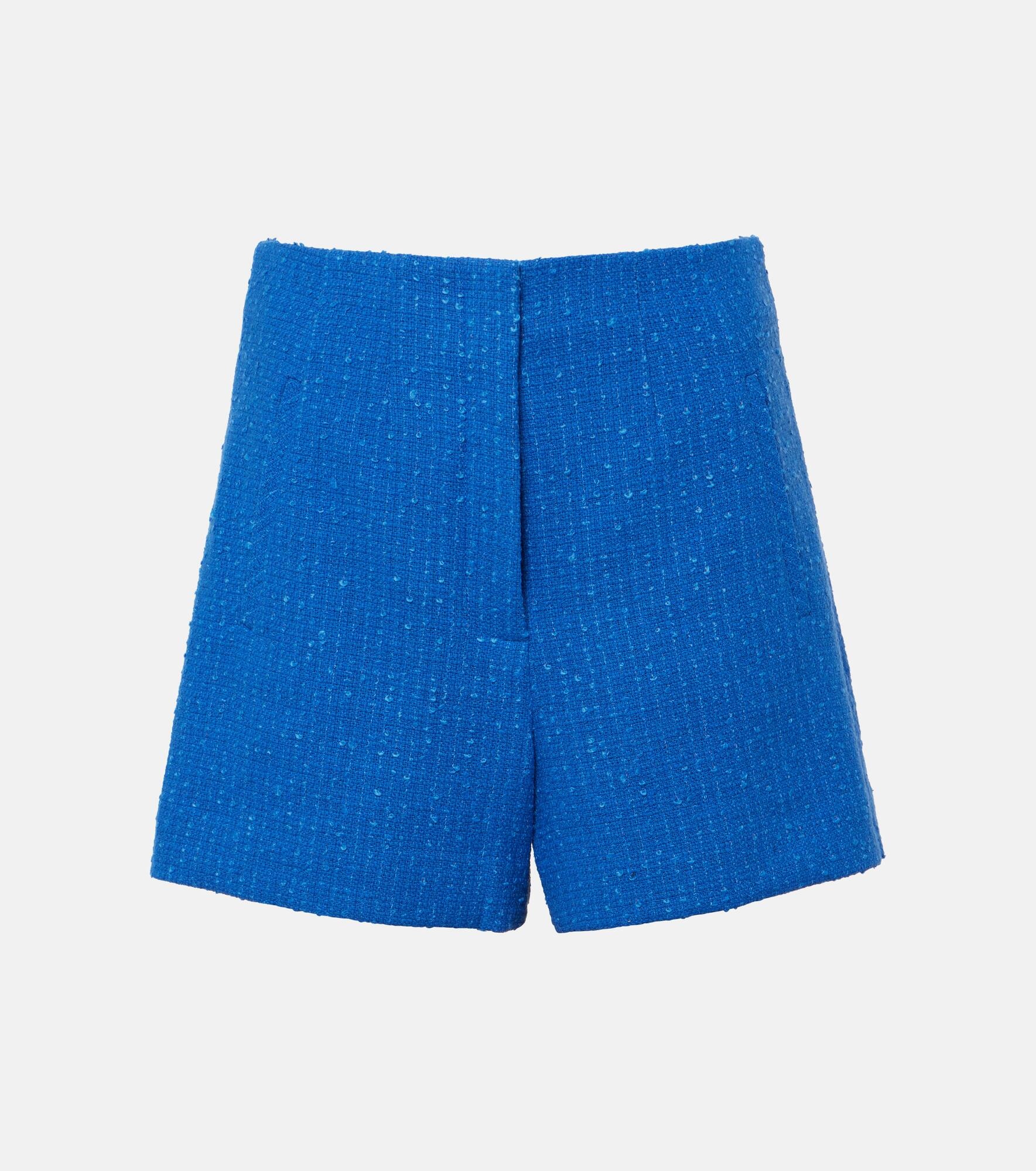 Jazmin cotton-blend tweed shorts - 1
