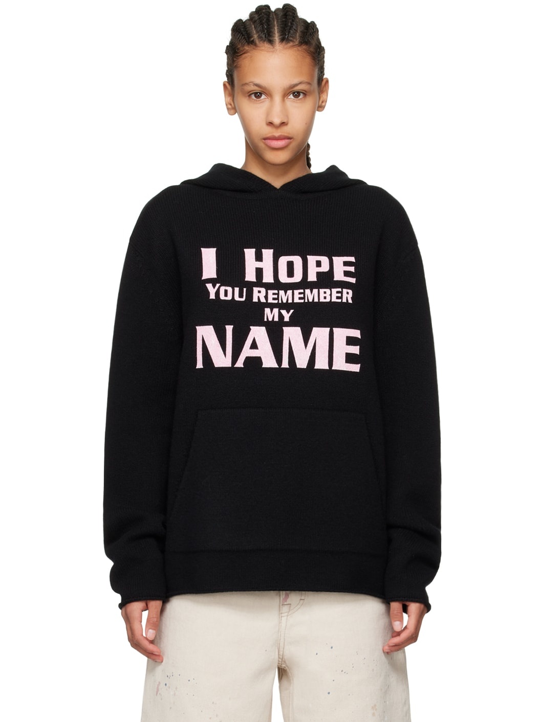 Black 'I Hope You Remember My Name' Hoodie - 1