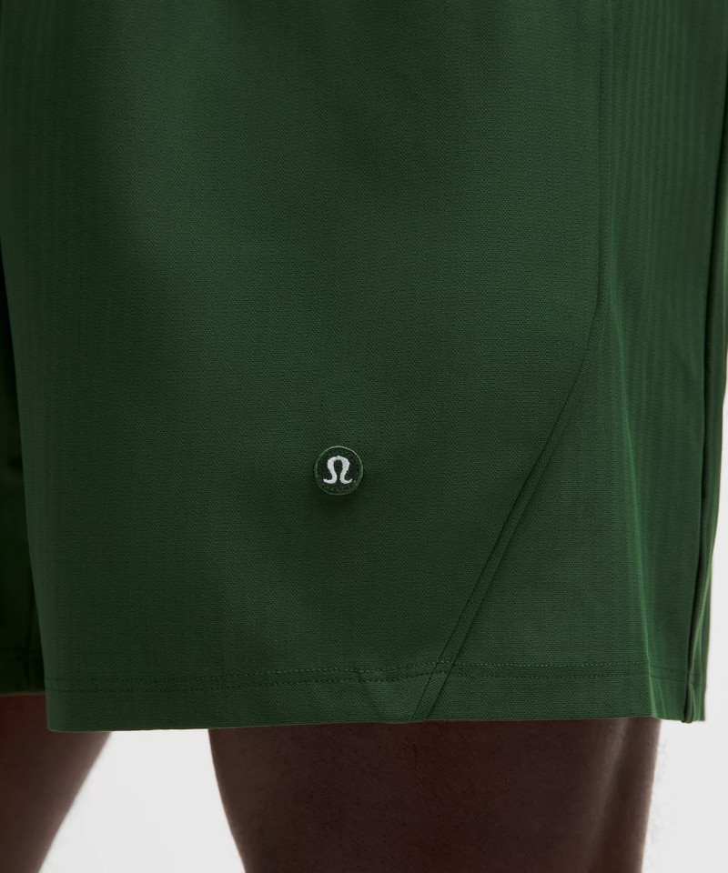 Striped Mesh Tennis Short 7" 6