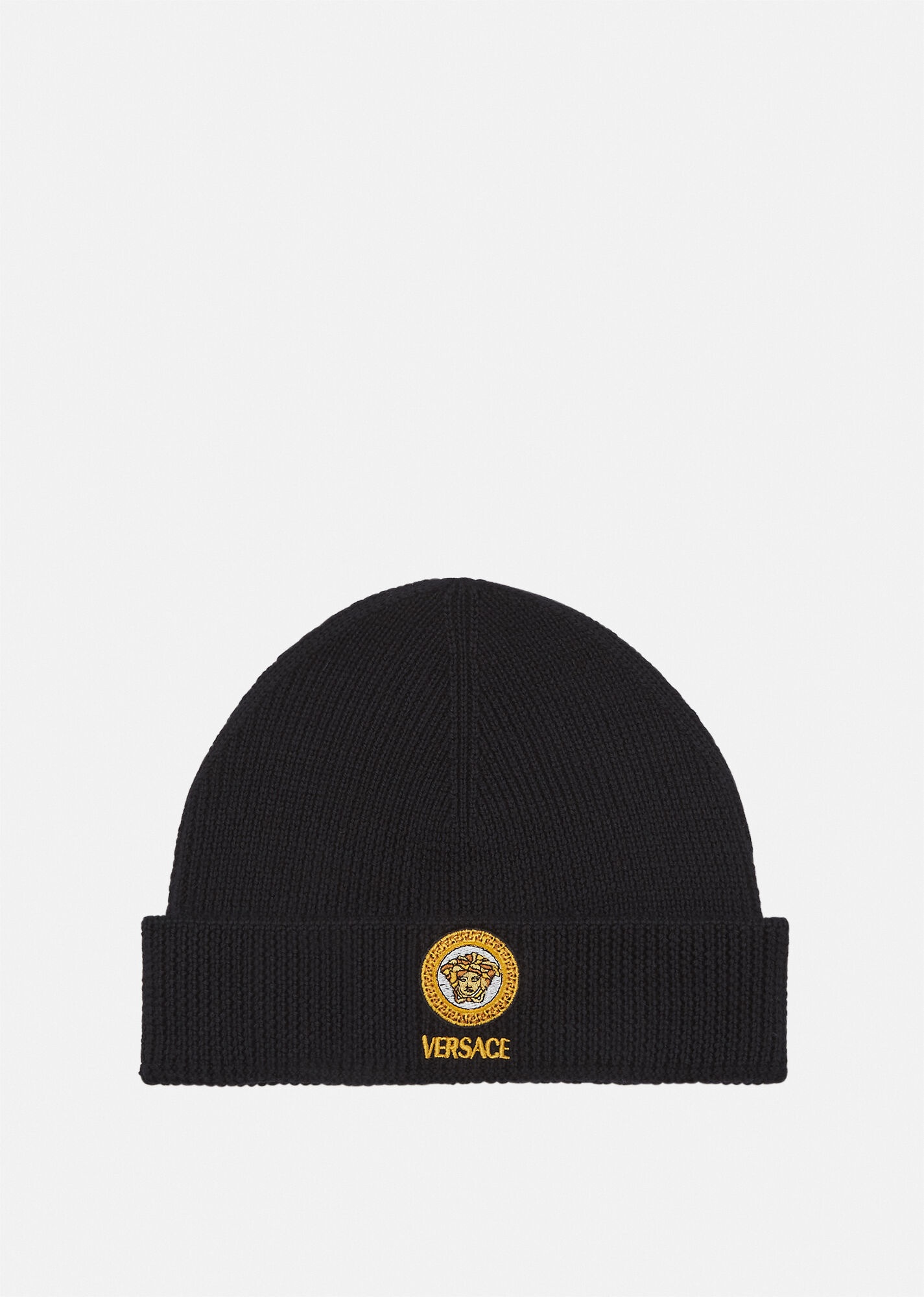 Medusa Logo Knit Beanie - 1