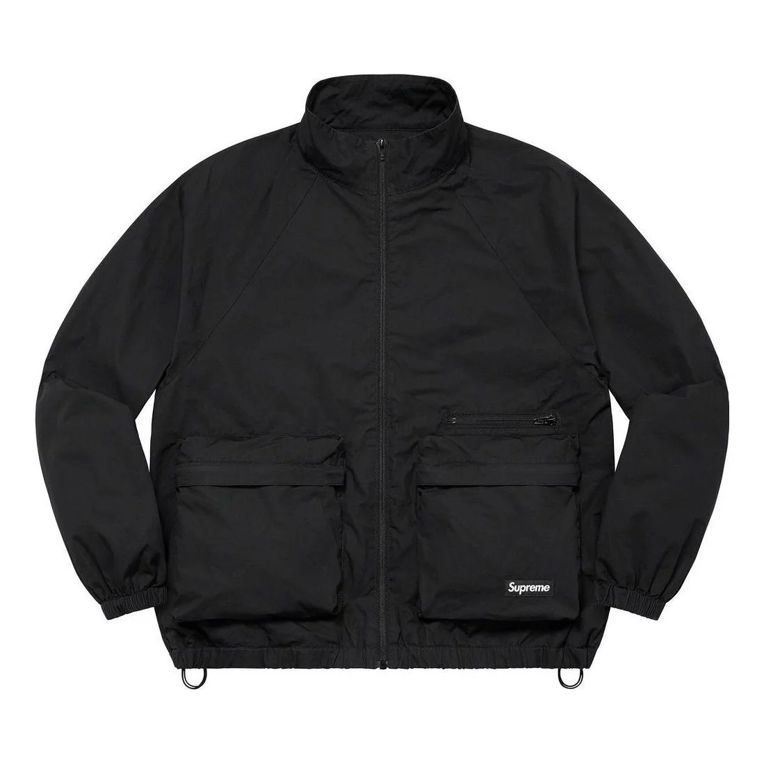 Supreme Raglan Utility Jacket 'Black' SUP-SS23-257 - 1