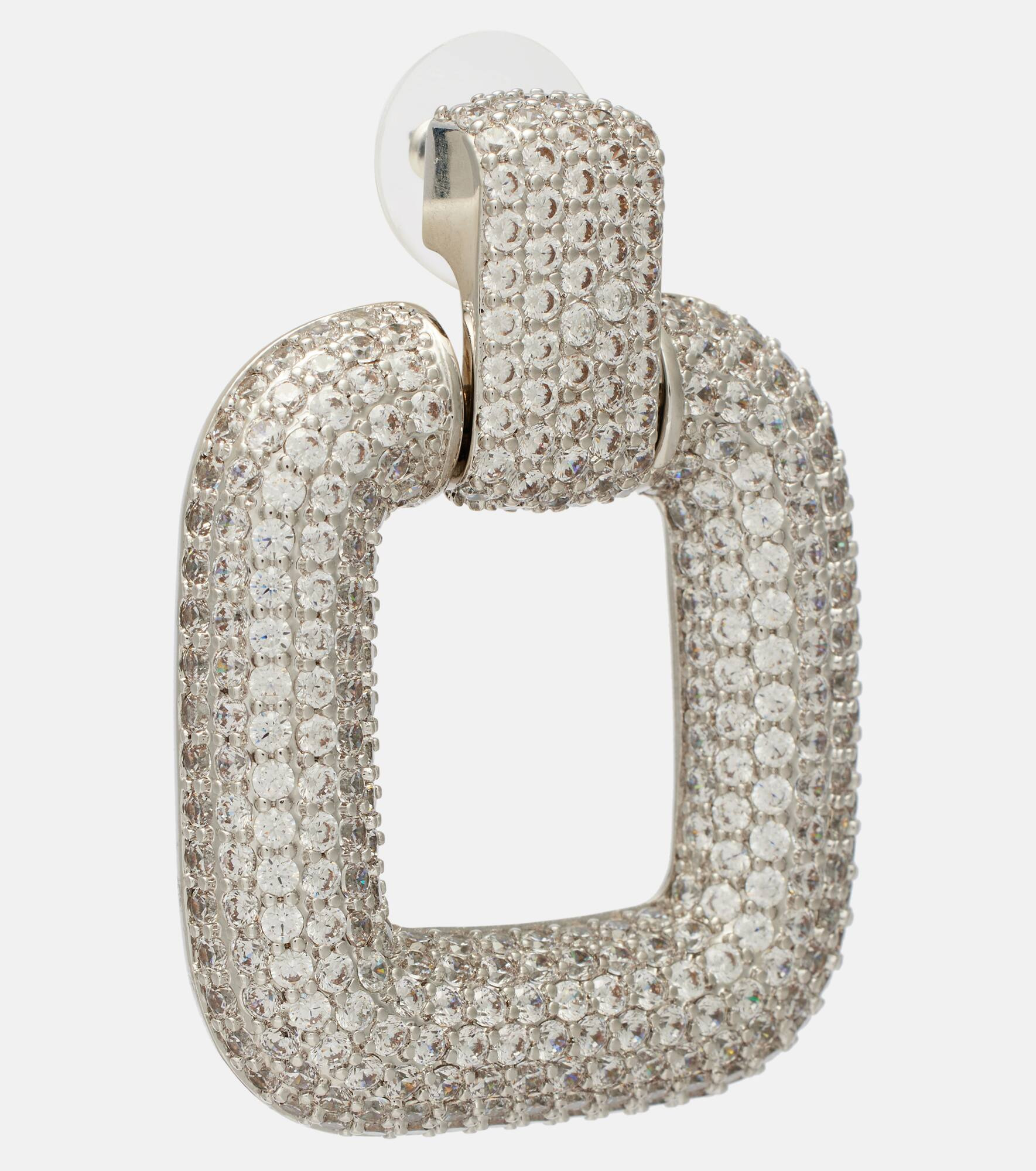 Crystal-embellished drop earrings - 2