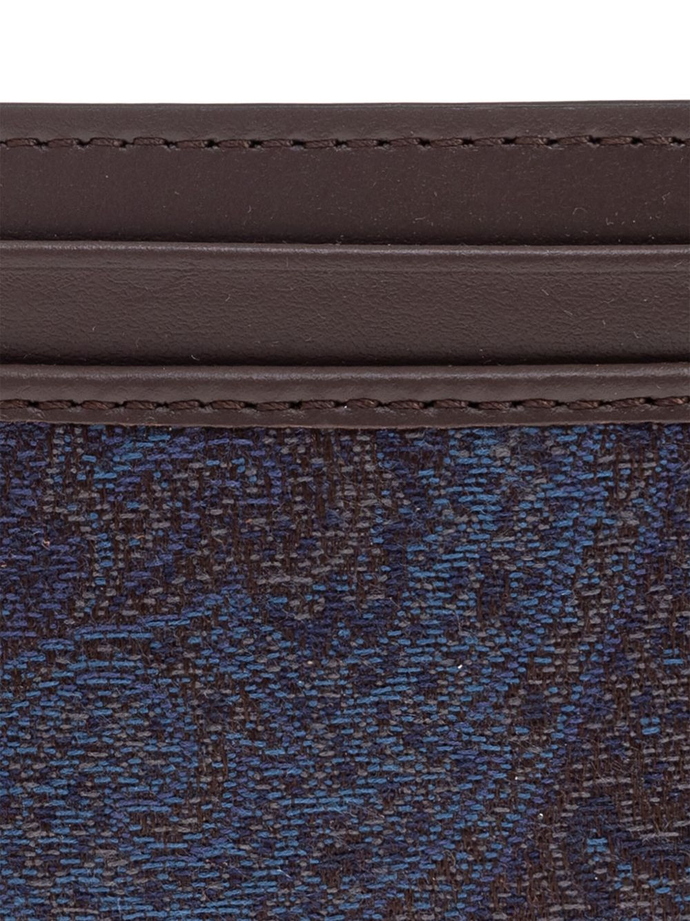 paisley-pattern leather cardholder - 4