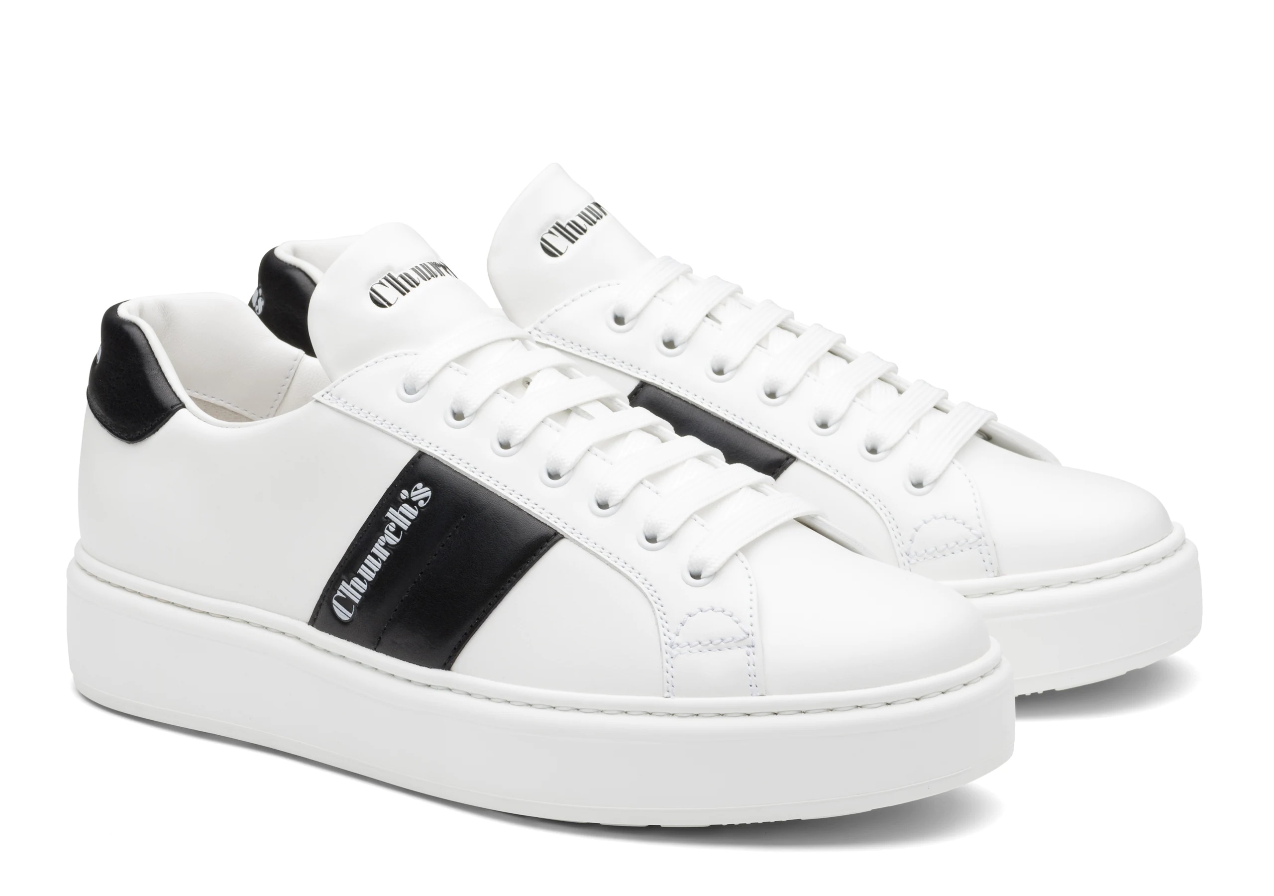 Mach 3
Calf Leather Classic Sneaker White/blue - 2