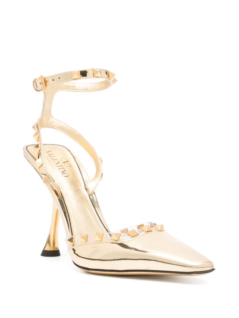 Rockstud Couture 50mm metallic pumps - 2