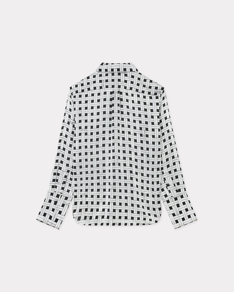 KENZO 'KENZO Weave' oversized shirt outlook