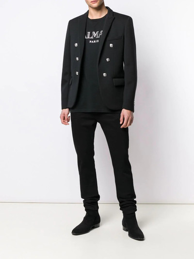 Balmain double breasted blazer outlook