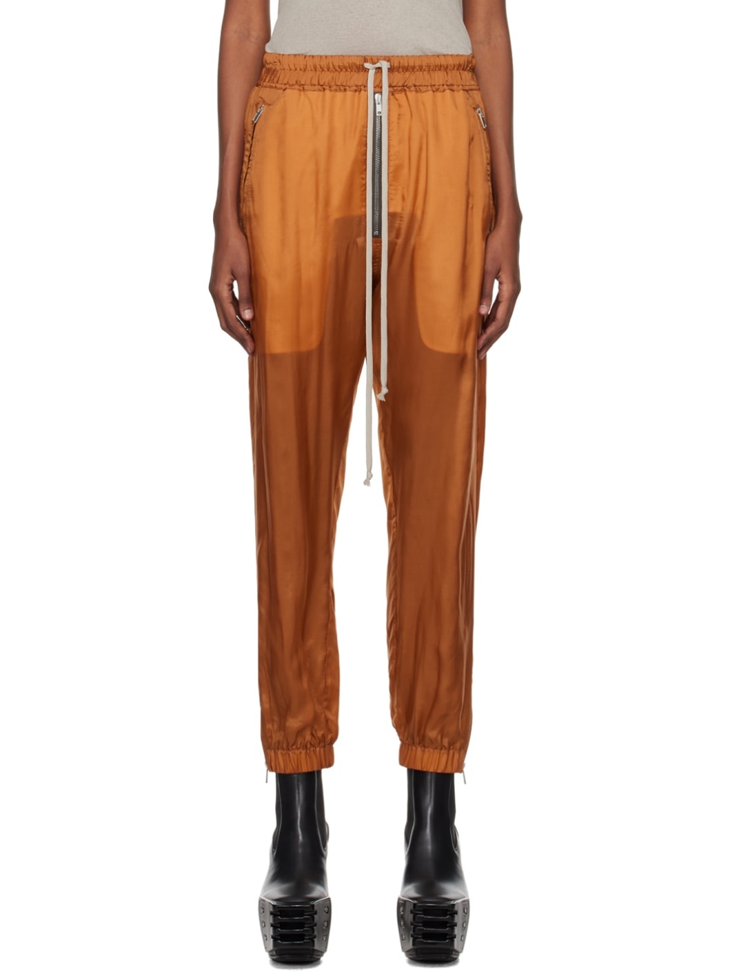 Orange Track Lounge Pants - 1