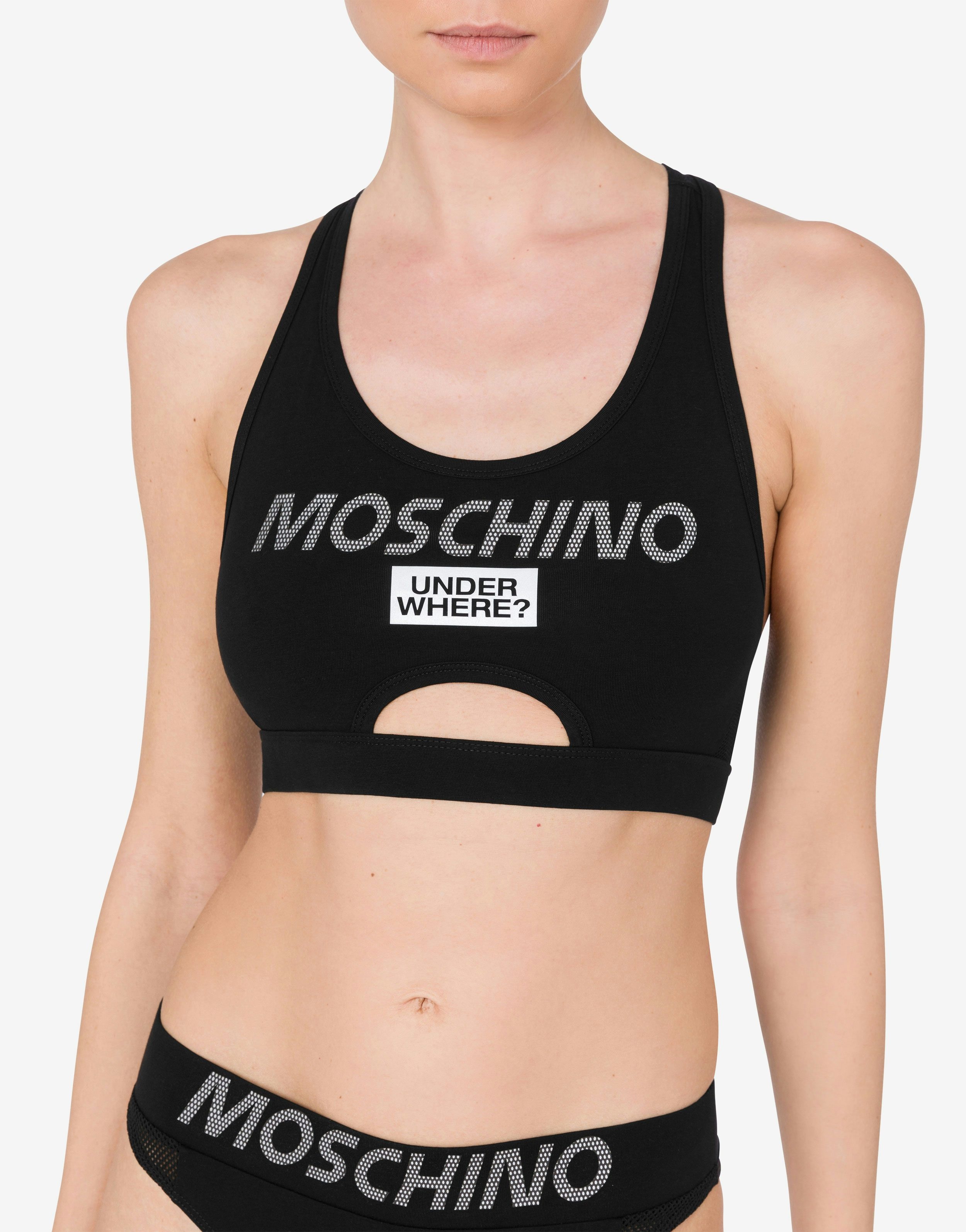 STRETCH JERSEY SPORTS TOP MESH LOGO - 2