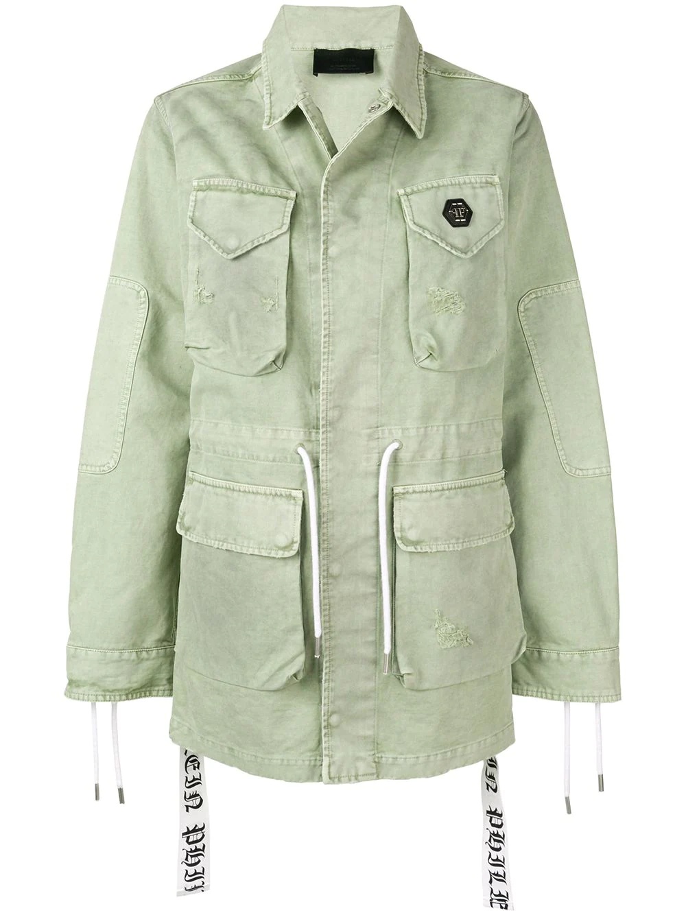 multi-patch pocket jacket - 1