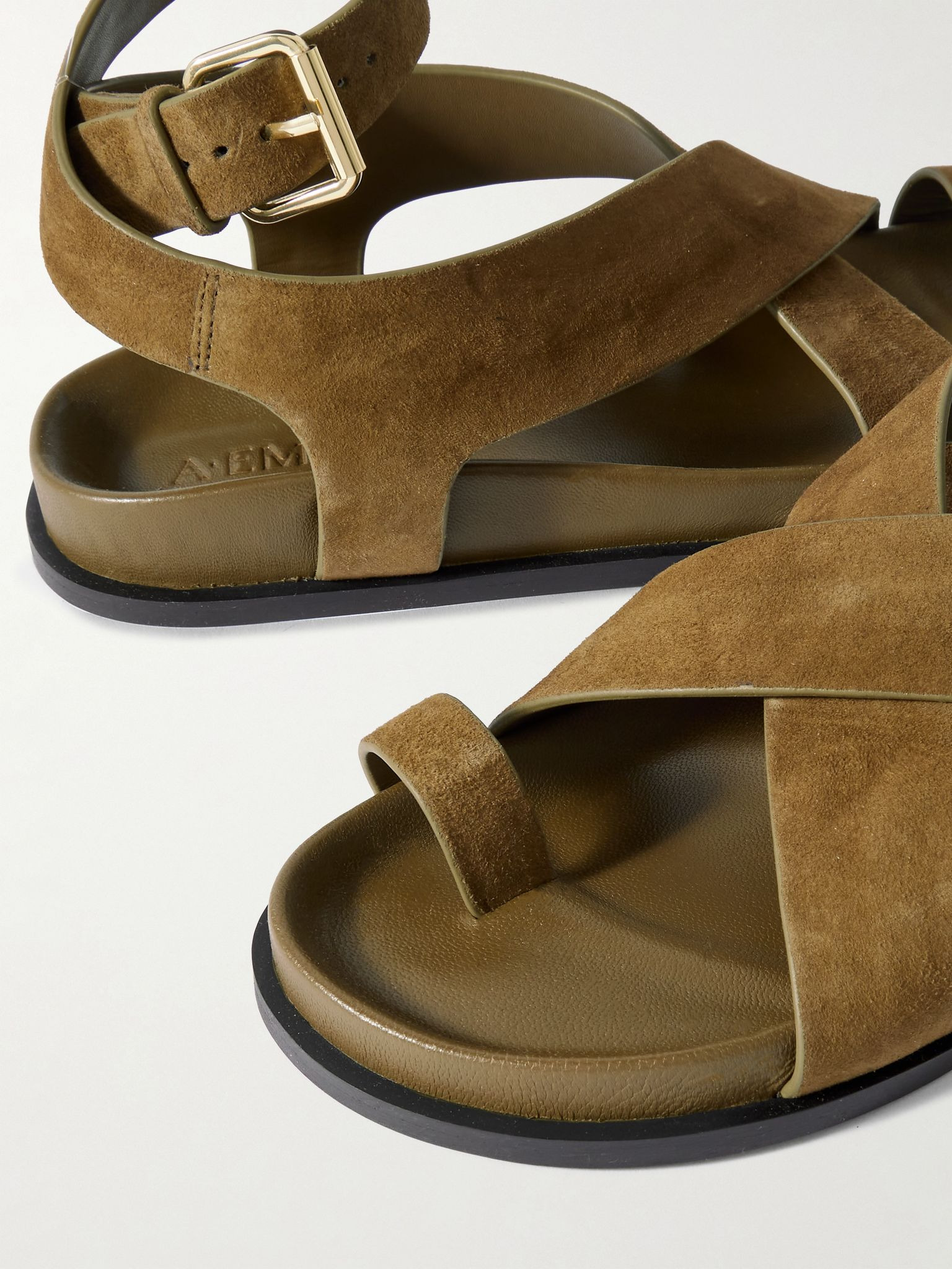 Jalen suede sandals Army green - 4