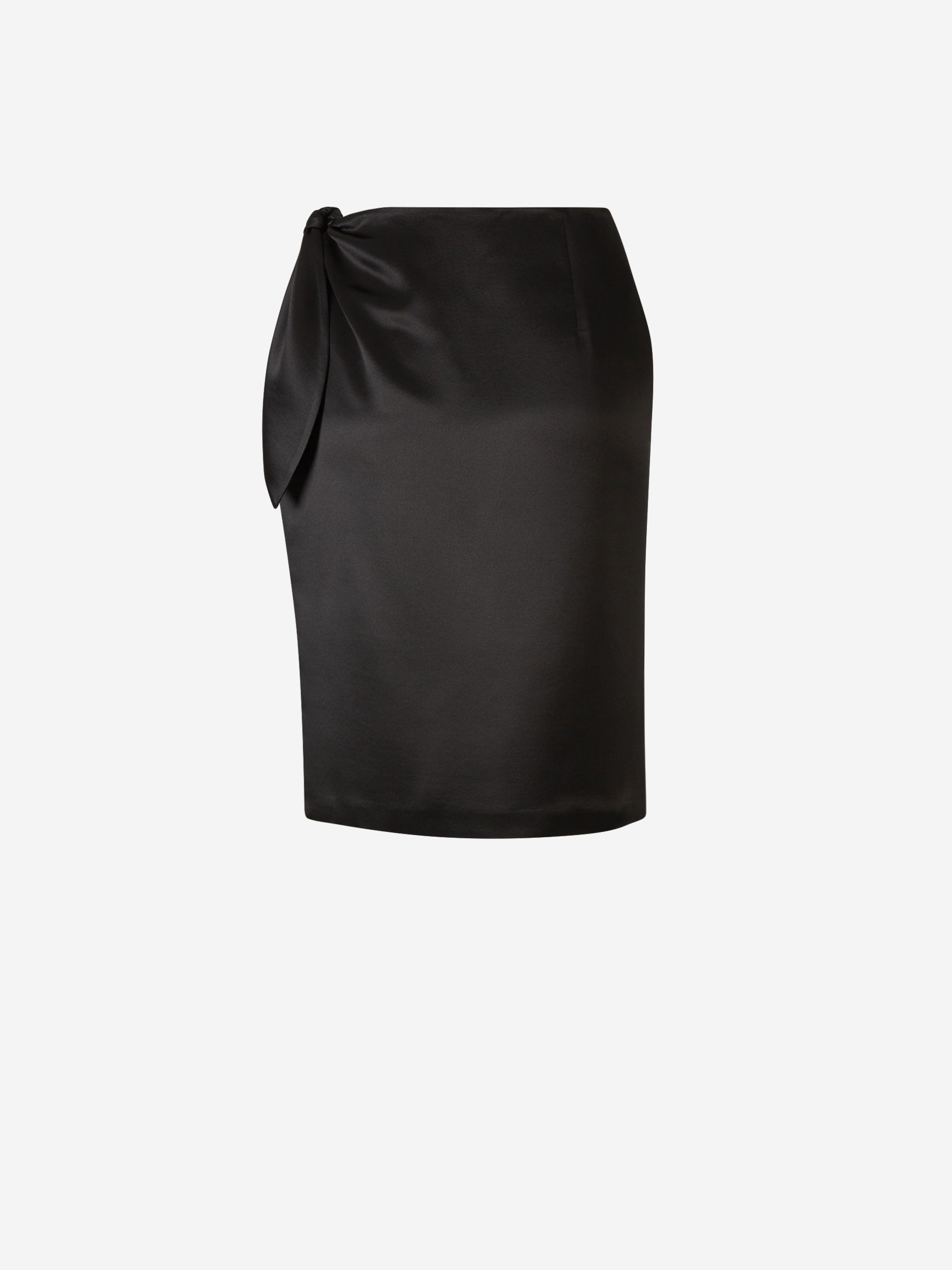 SILK SATIN MINI SKIRT - 3