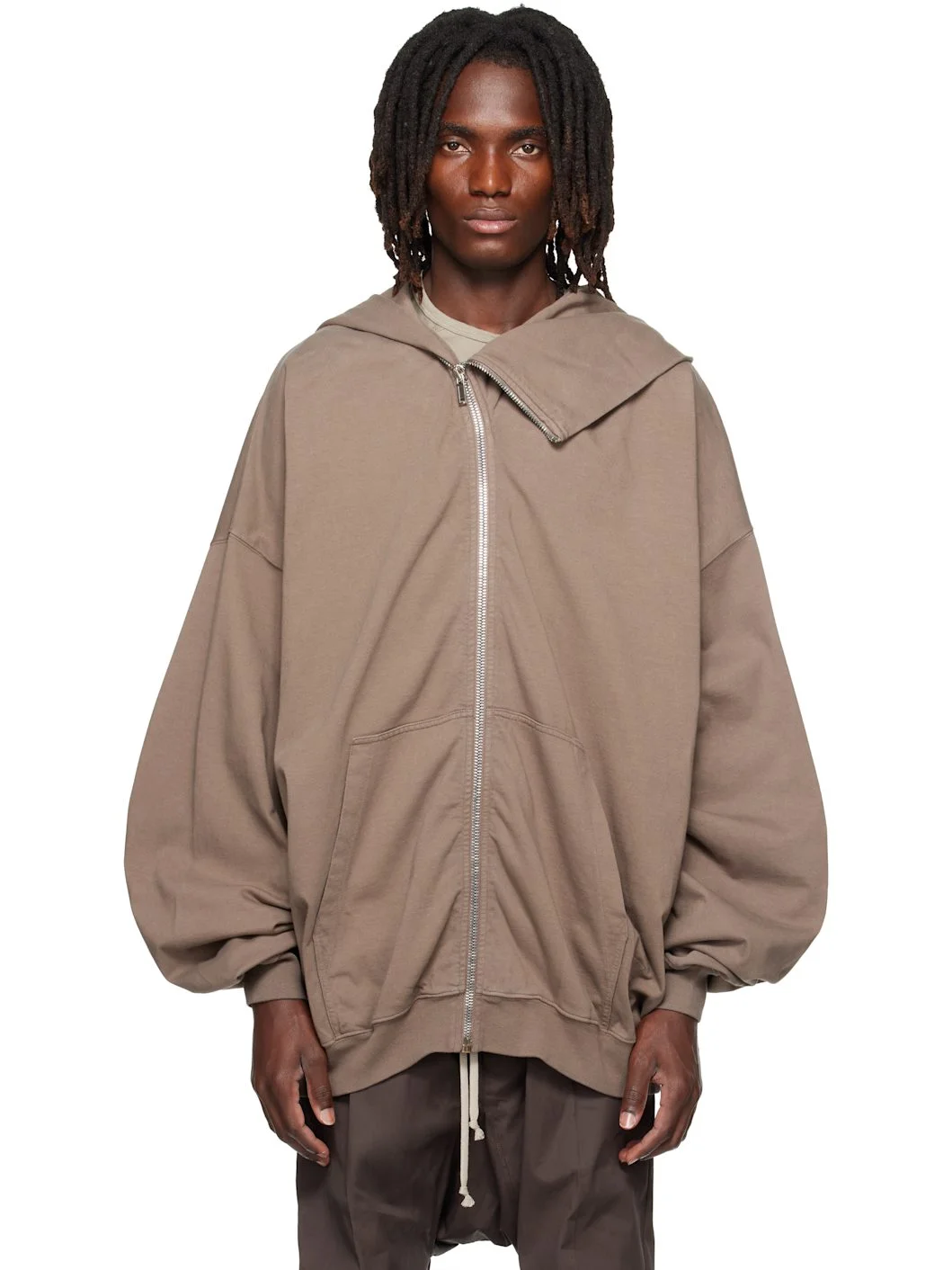 Gray Tower Mountain Hun Hoodie - 1
