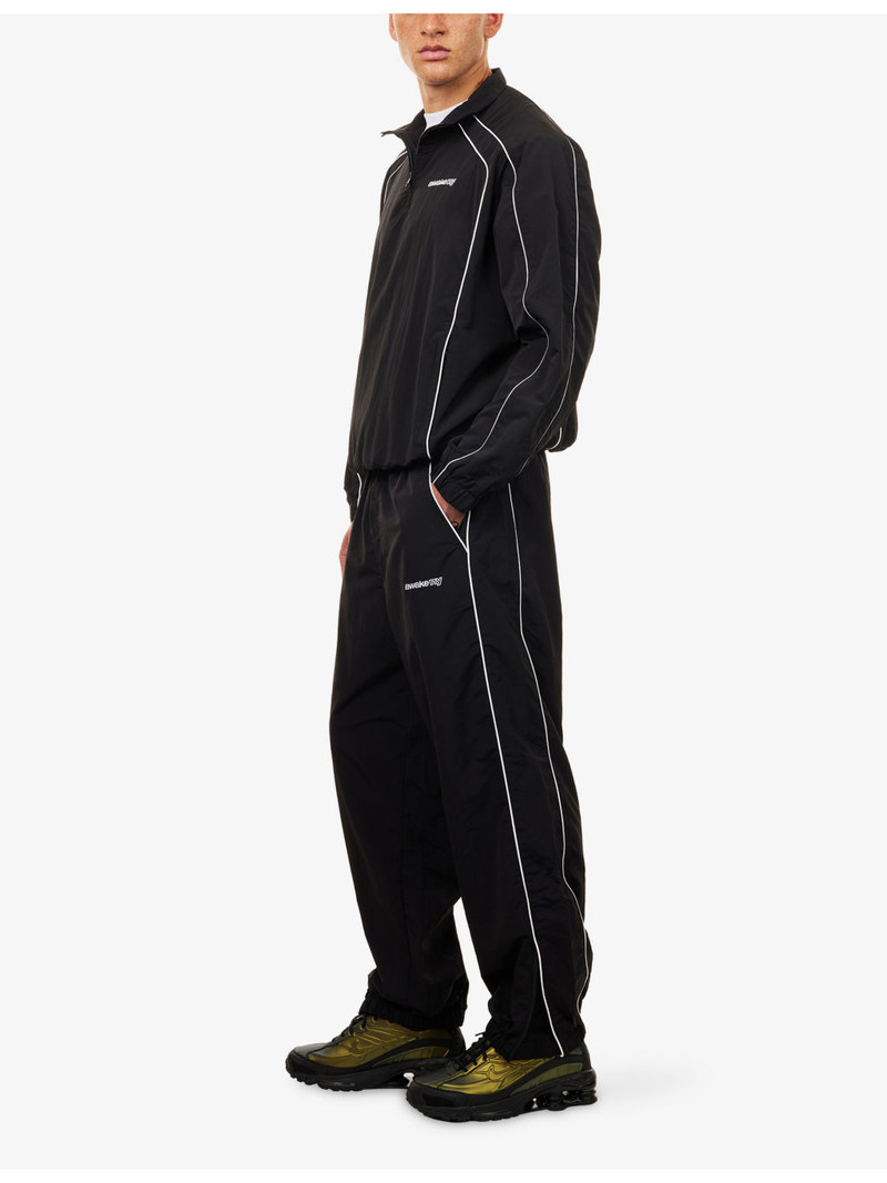 AWAKE NY Logo-Embroidered Relaxed-Fit Shell Track Pants outlook
