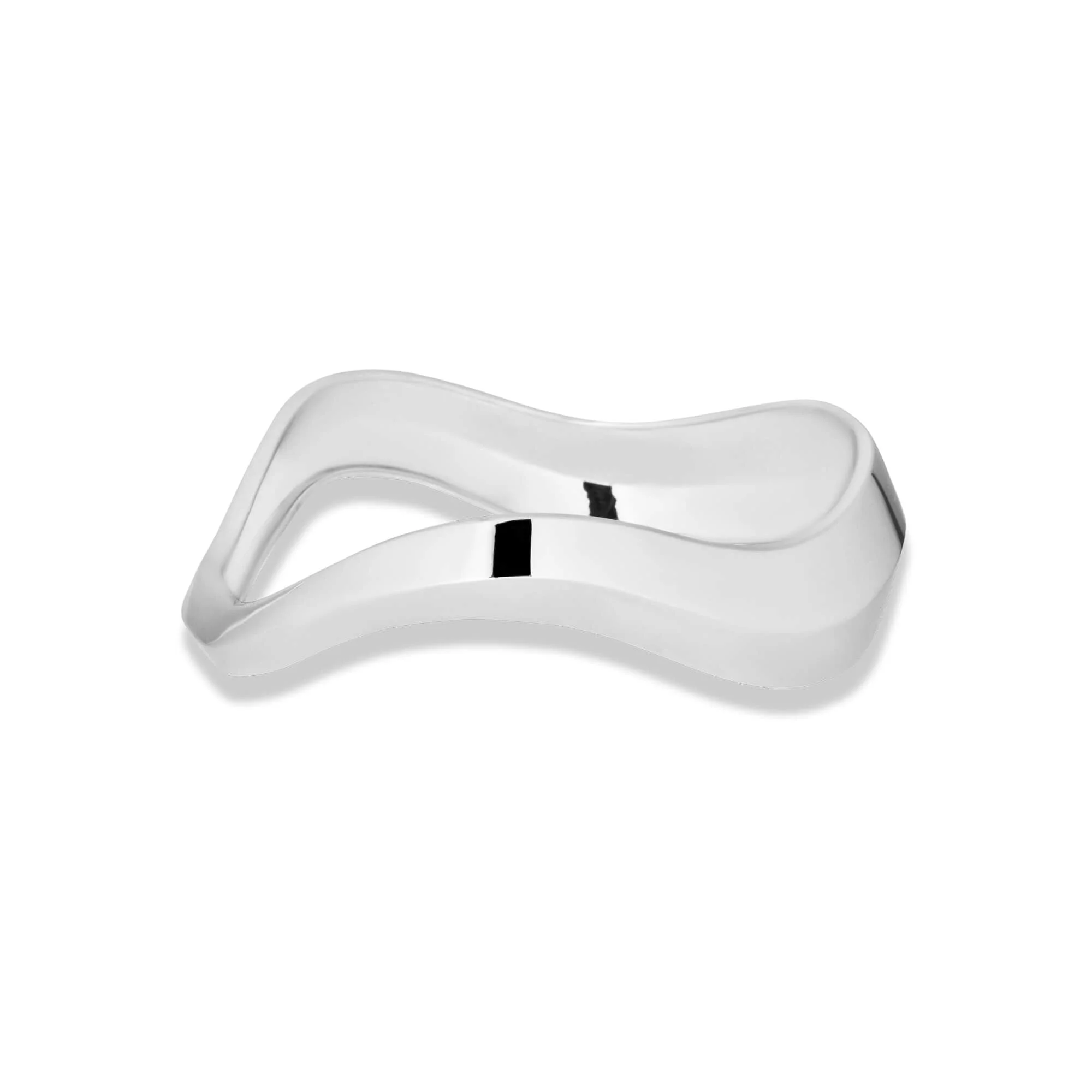 Contour Knife Edge Stacking Bangle - 1