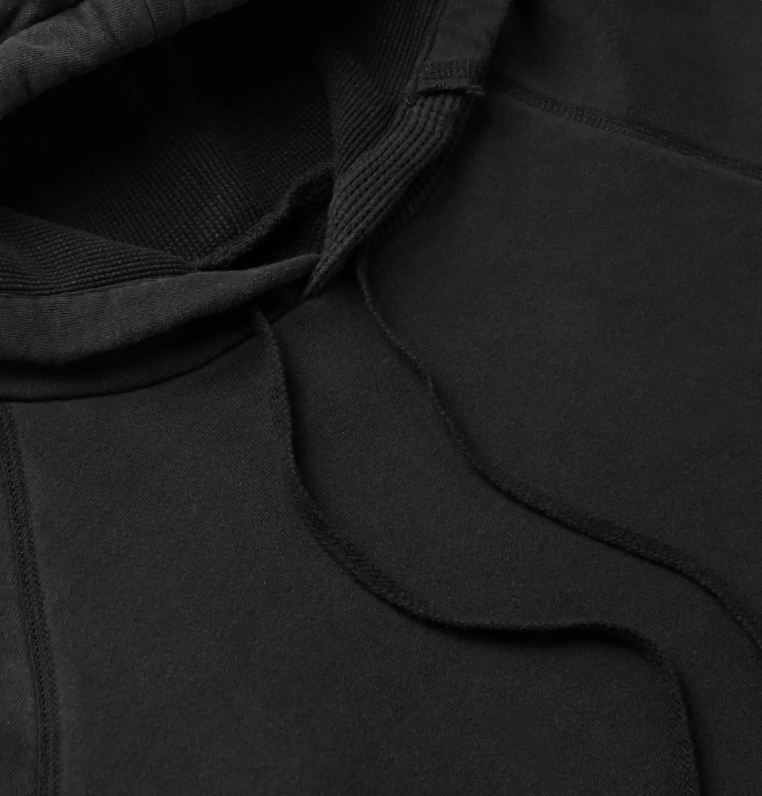 Paneled Cotton and Hemp-Blend Hoodie - 5