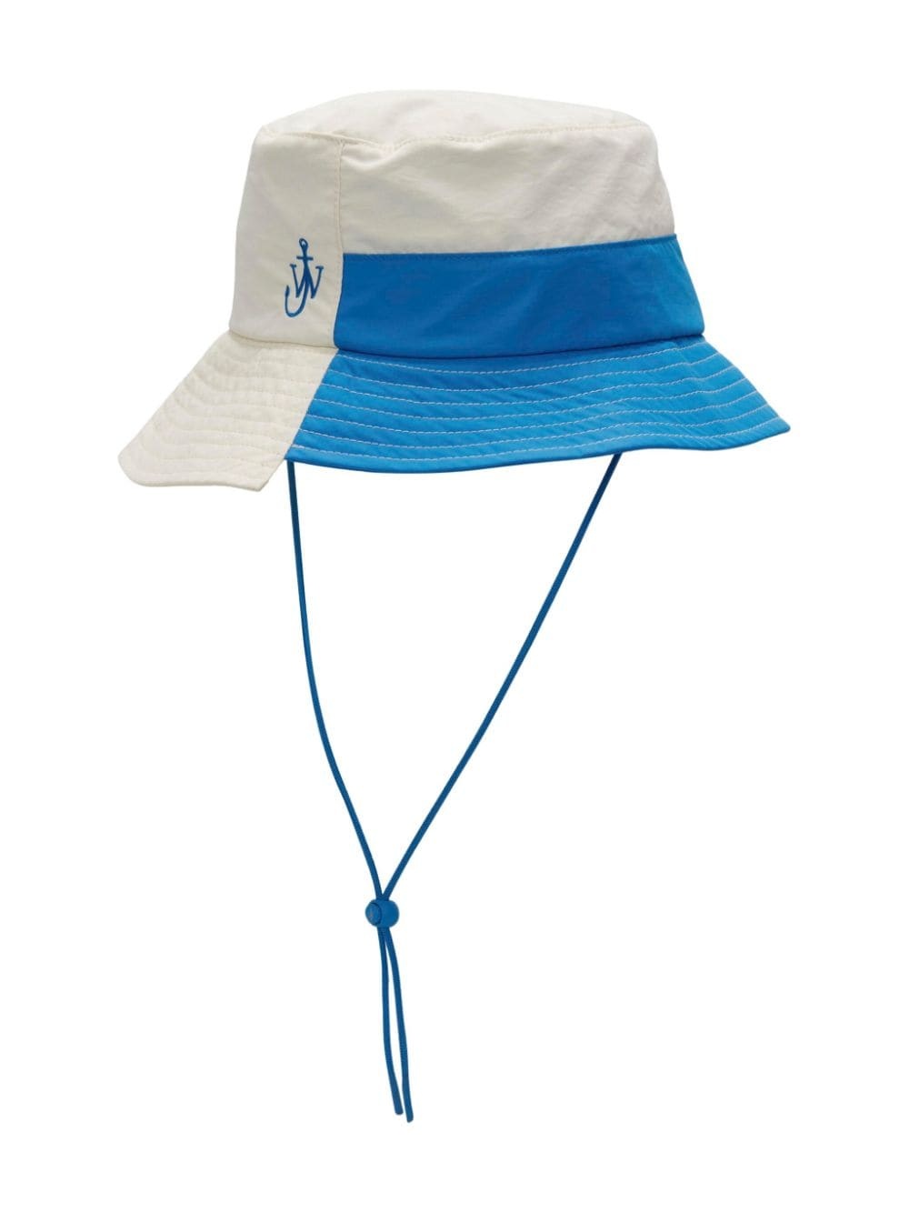 asymmetric colour-block bucket hat - 2