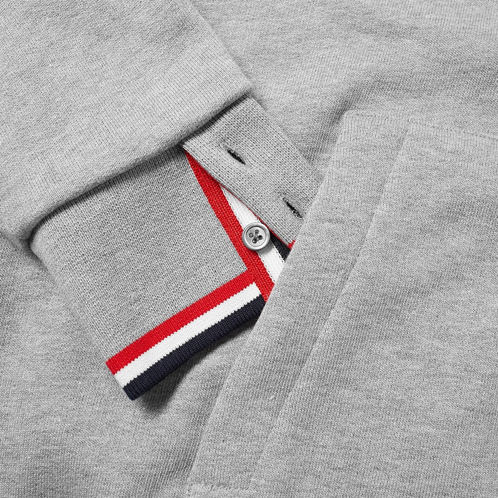 Thom Browne Tennis Ball Icon Stripe Tipped Hoody - 3