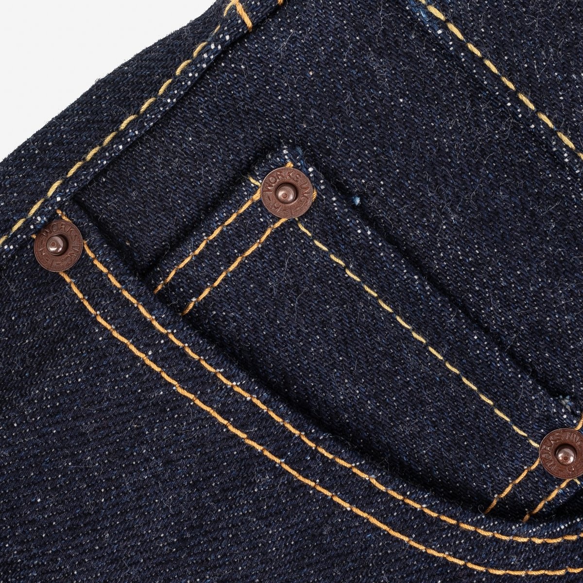 IH-634S-UHR 21/23oz Raw Selvedge Denim Straight Cut Jeans - Indigo - 6