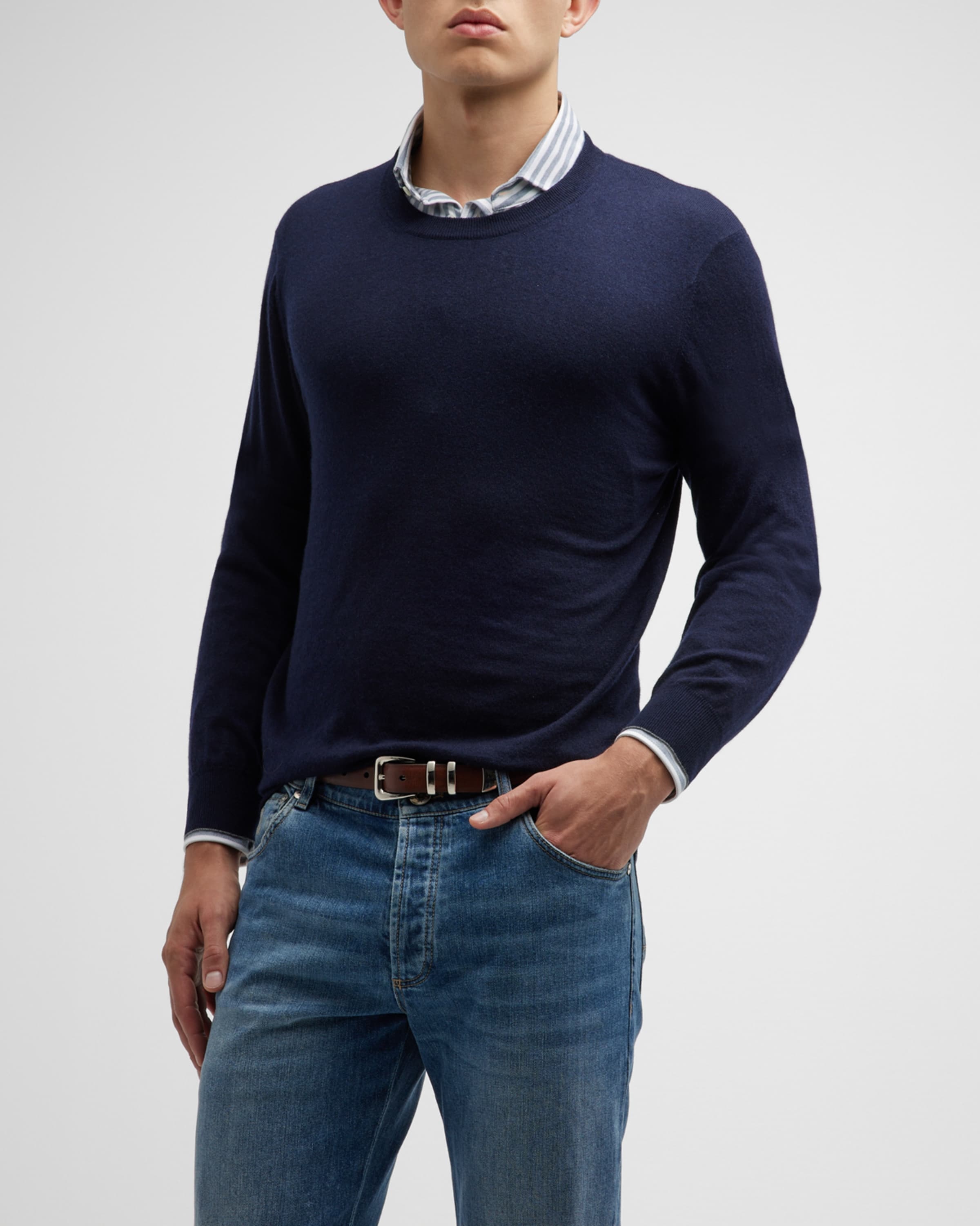 Men's Cashmere Crewneck Sweater - 2