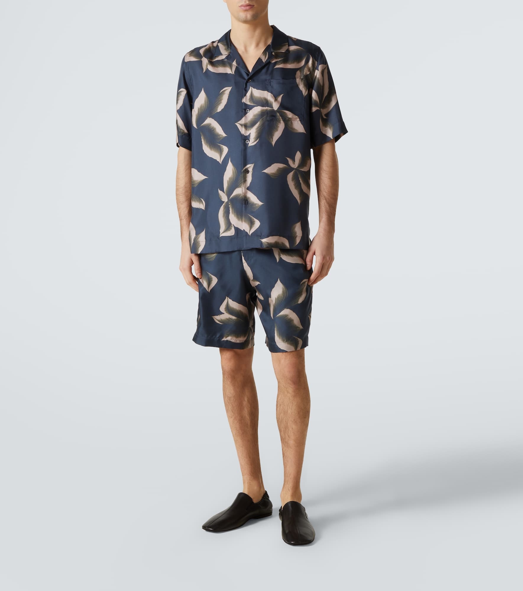Printed silk shorts - 2