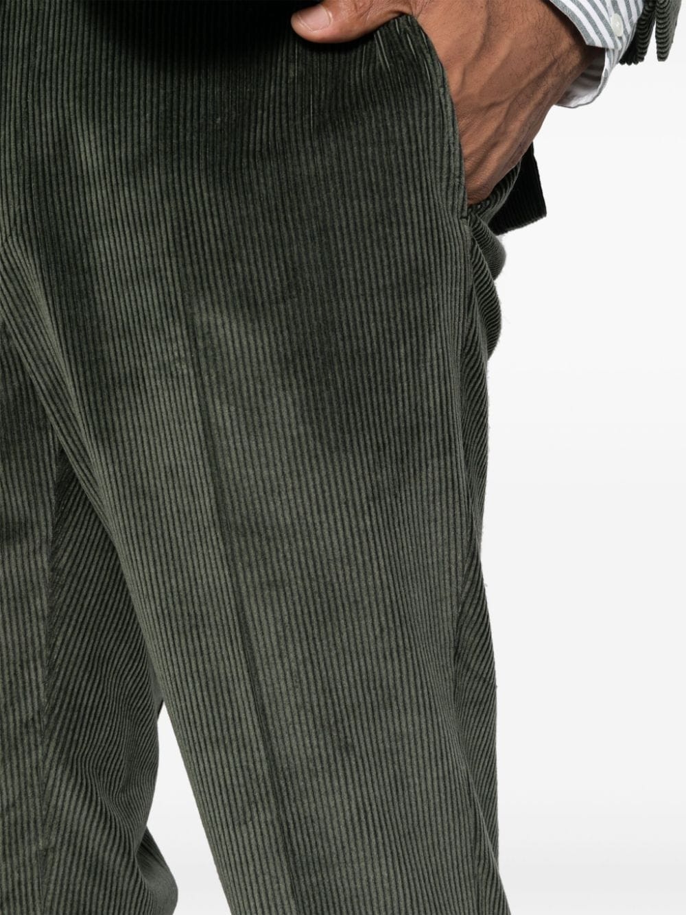 corduroy single-breasted suit - 6