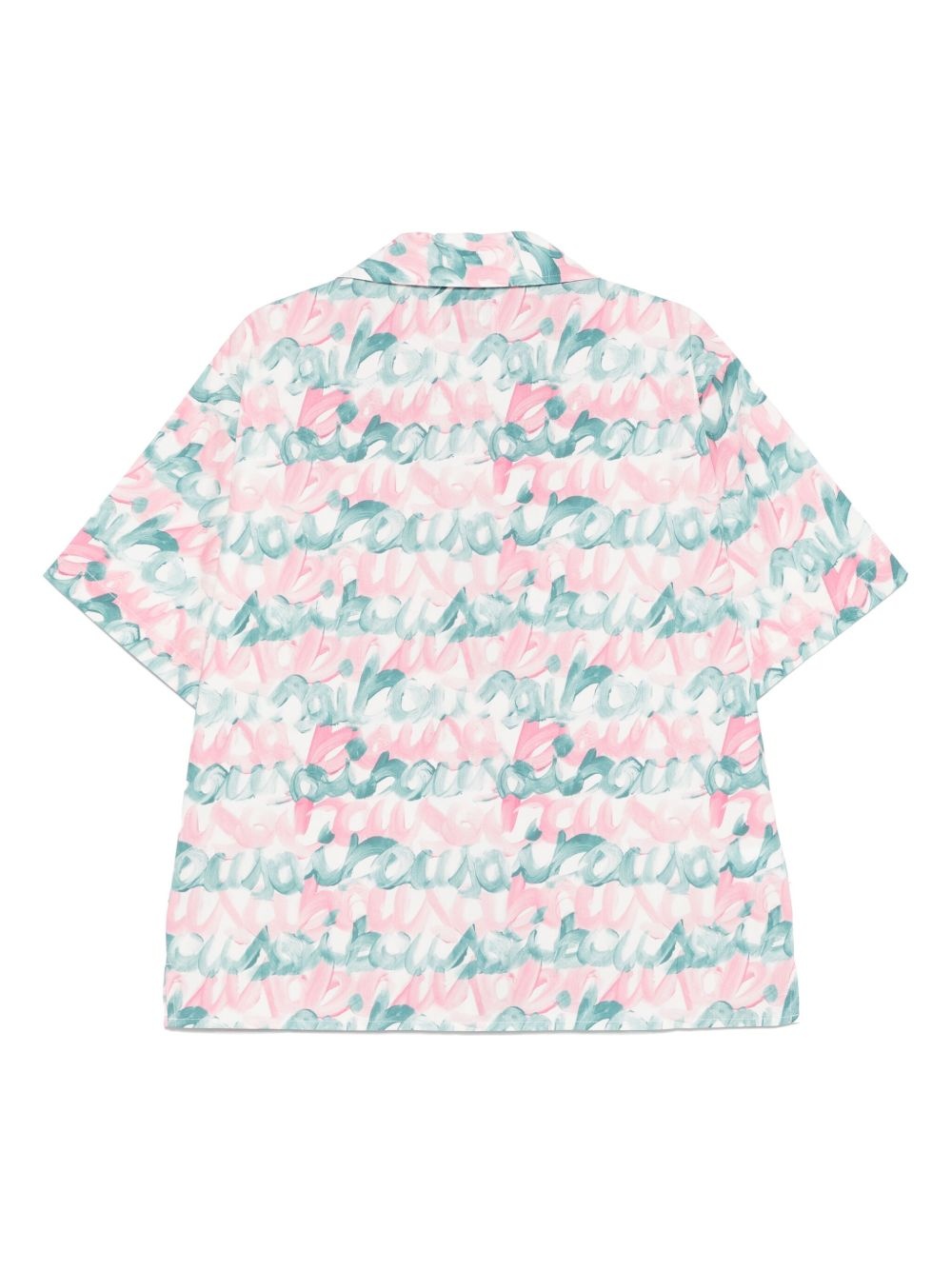 logo-print shirt - 2