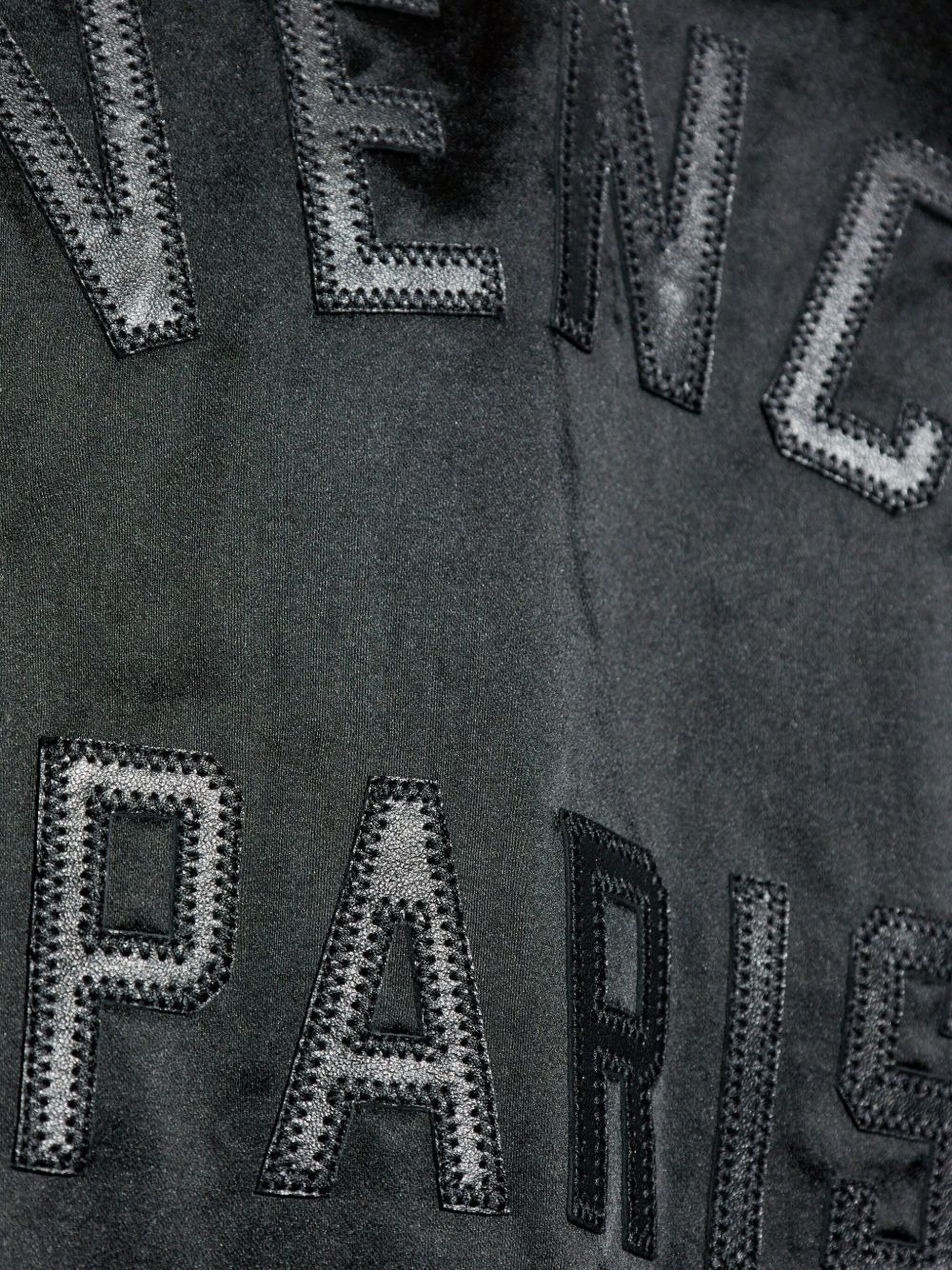 logo-lettering bomber jacket - 5