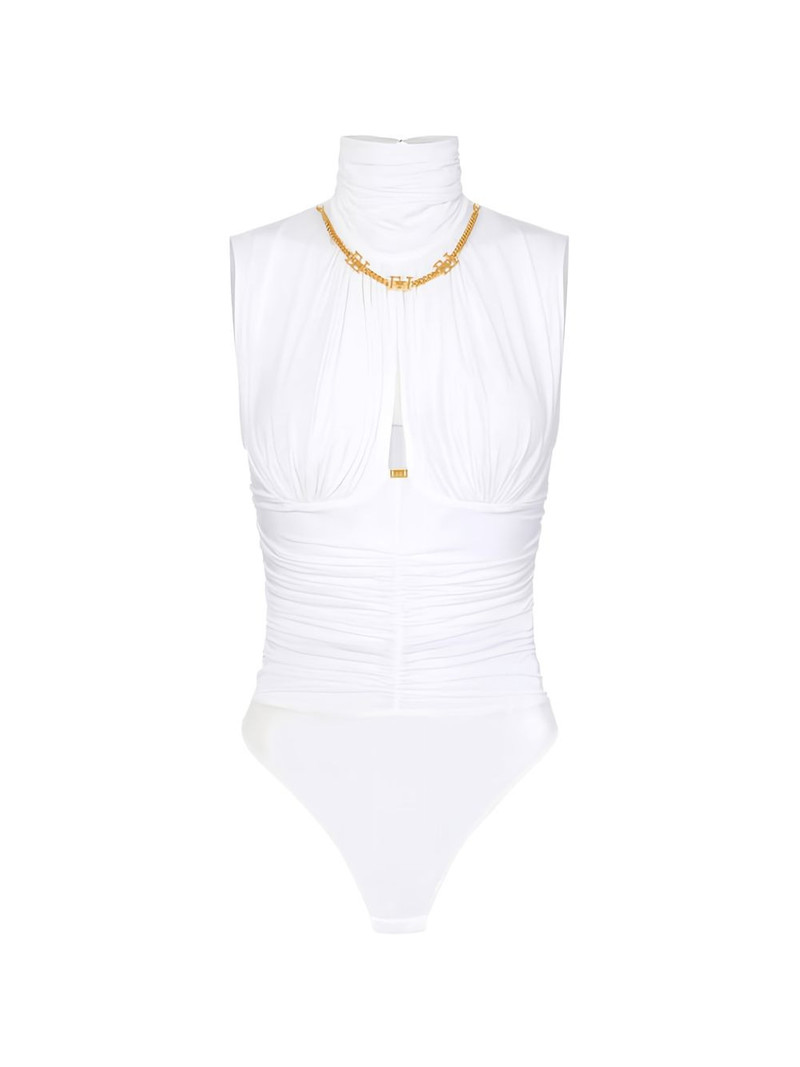 draped chain bodysuit 1