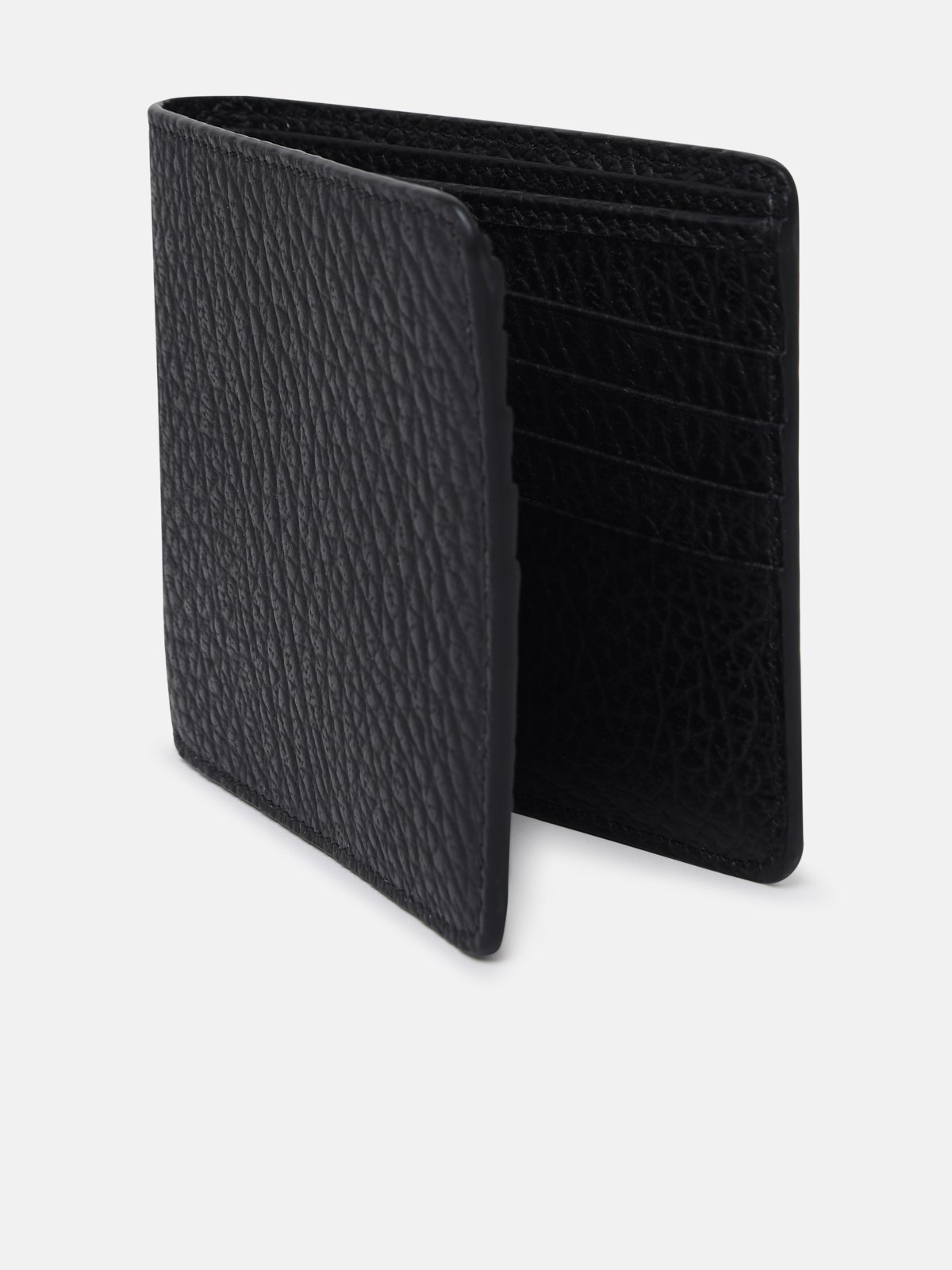 Four Stitches black embossed leather wallet - 2