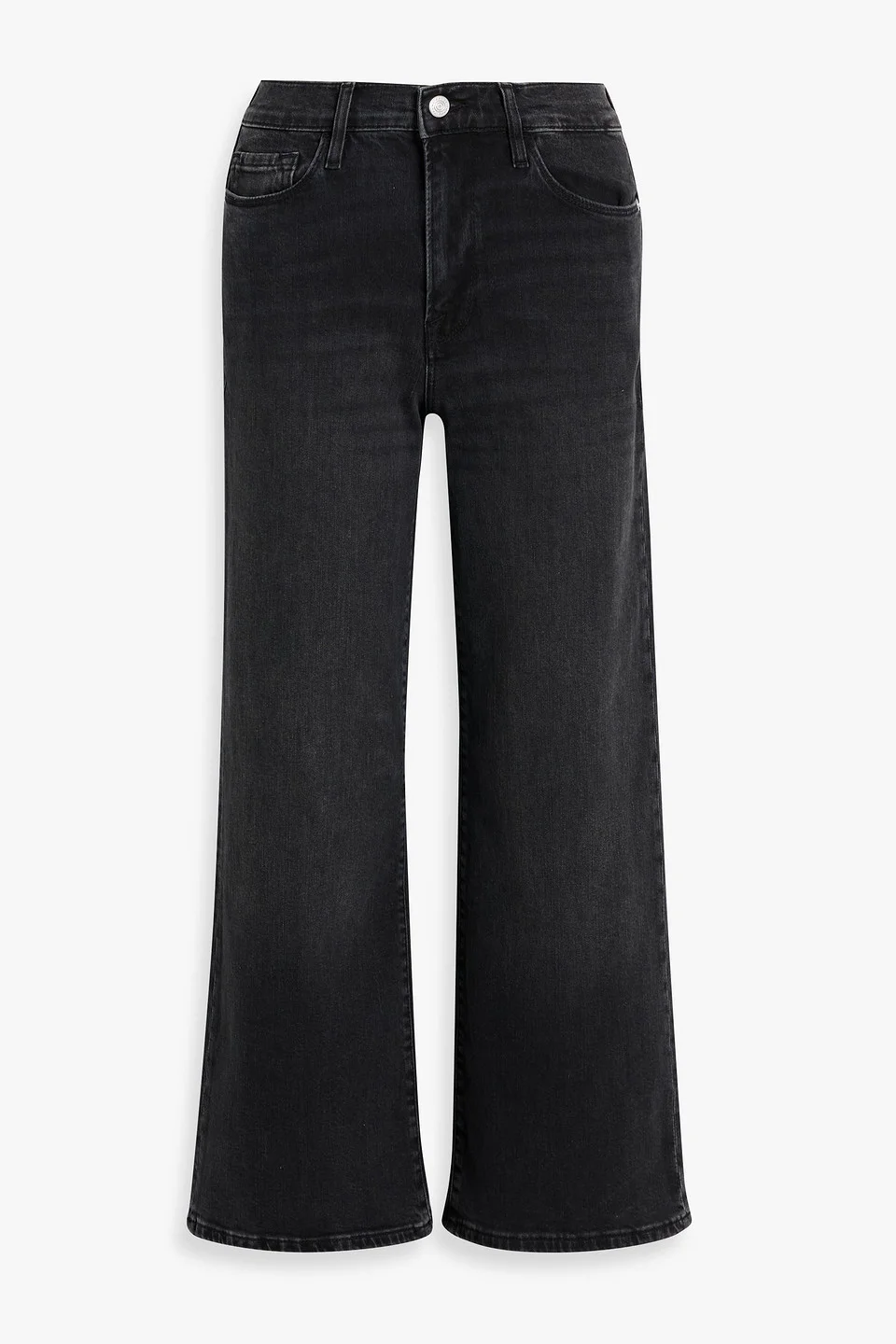 Le Pixie Slim Palazzo cropped high-rise wide-leg jeans - 1