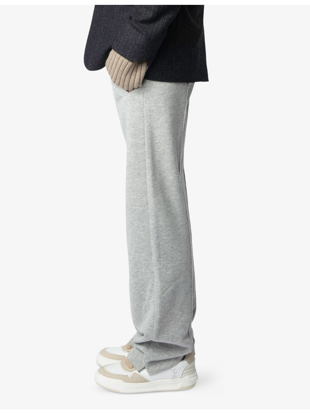 Branded Elasticated-Waist Cotton-Blend Jogging Bottoms - 3