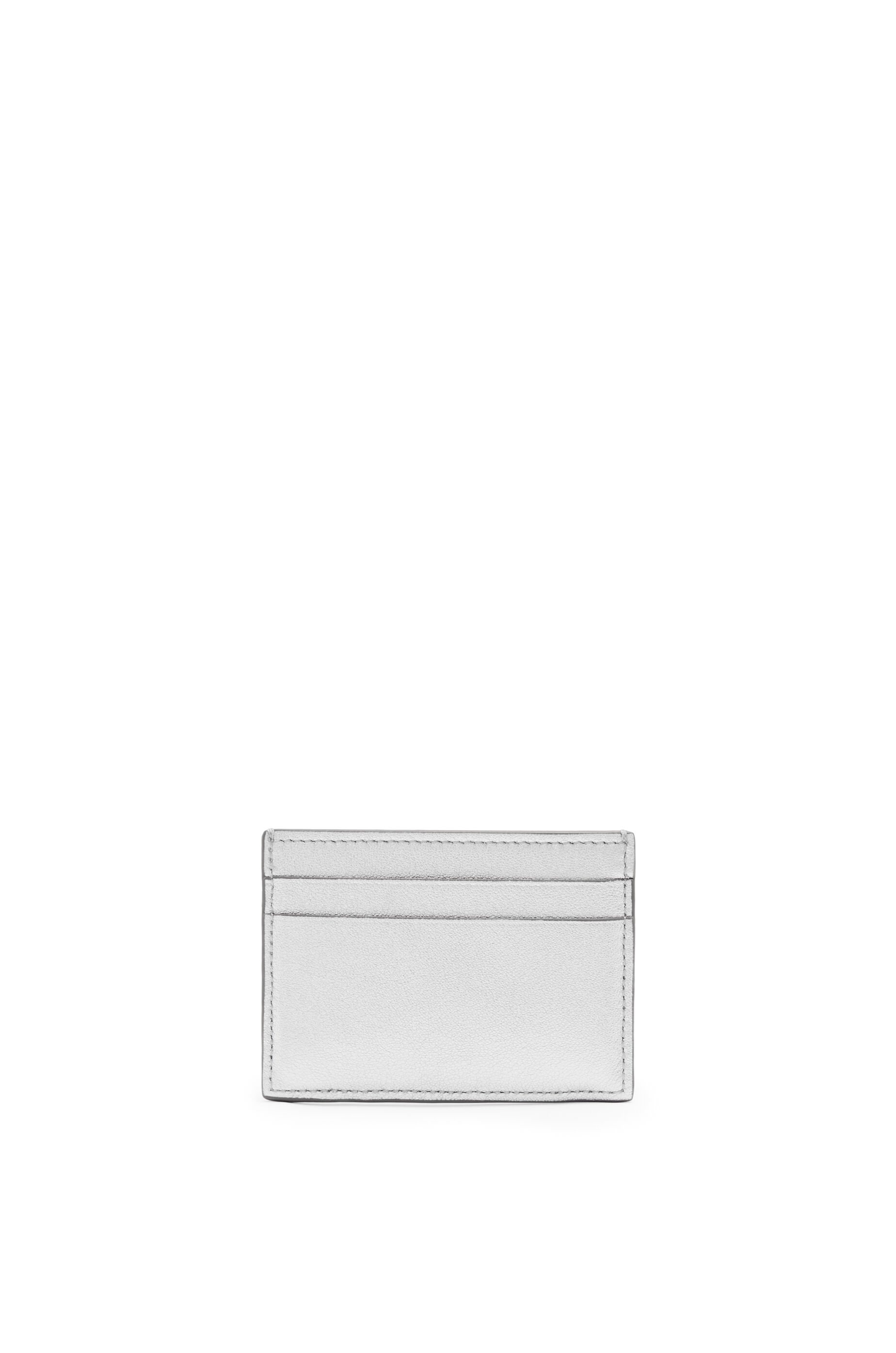 Puffer Anagram plain cardholder in shiny nappa calfskin - 3