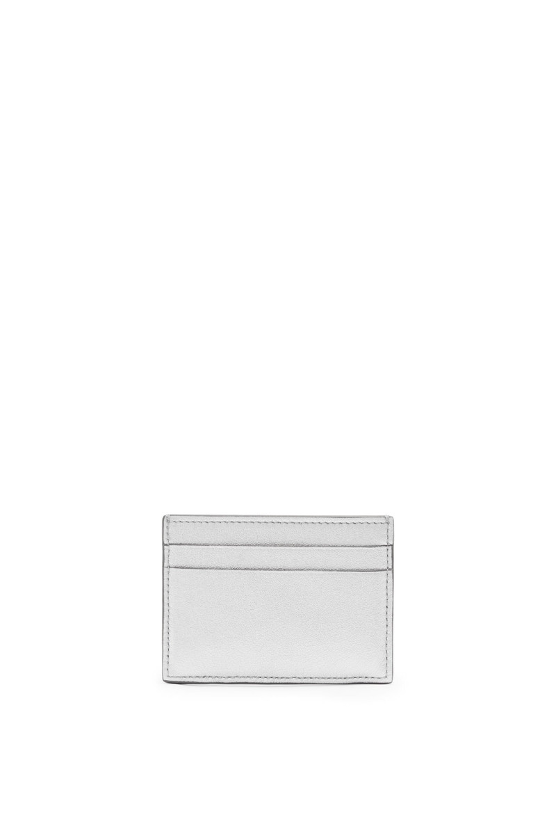 Puffer Anagram plain cardholder in shiny nappa calfskin 3
