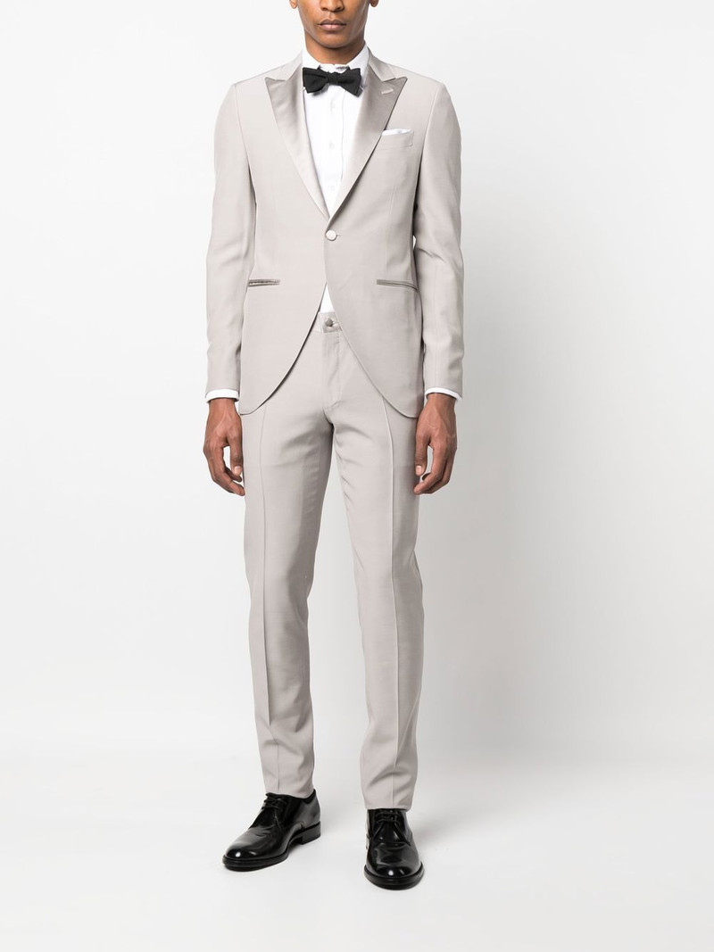 Canali silk-lapel single-breasted dinner suit outlook