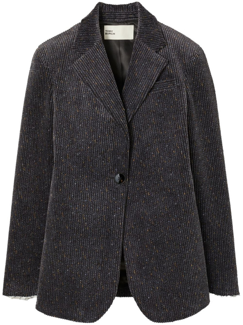 cinched corduroy blazer 1