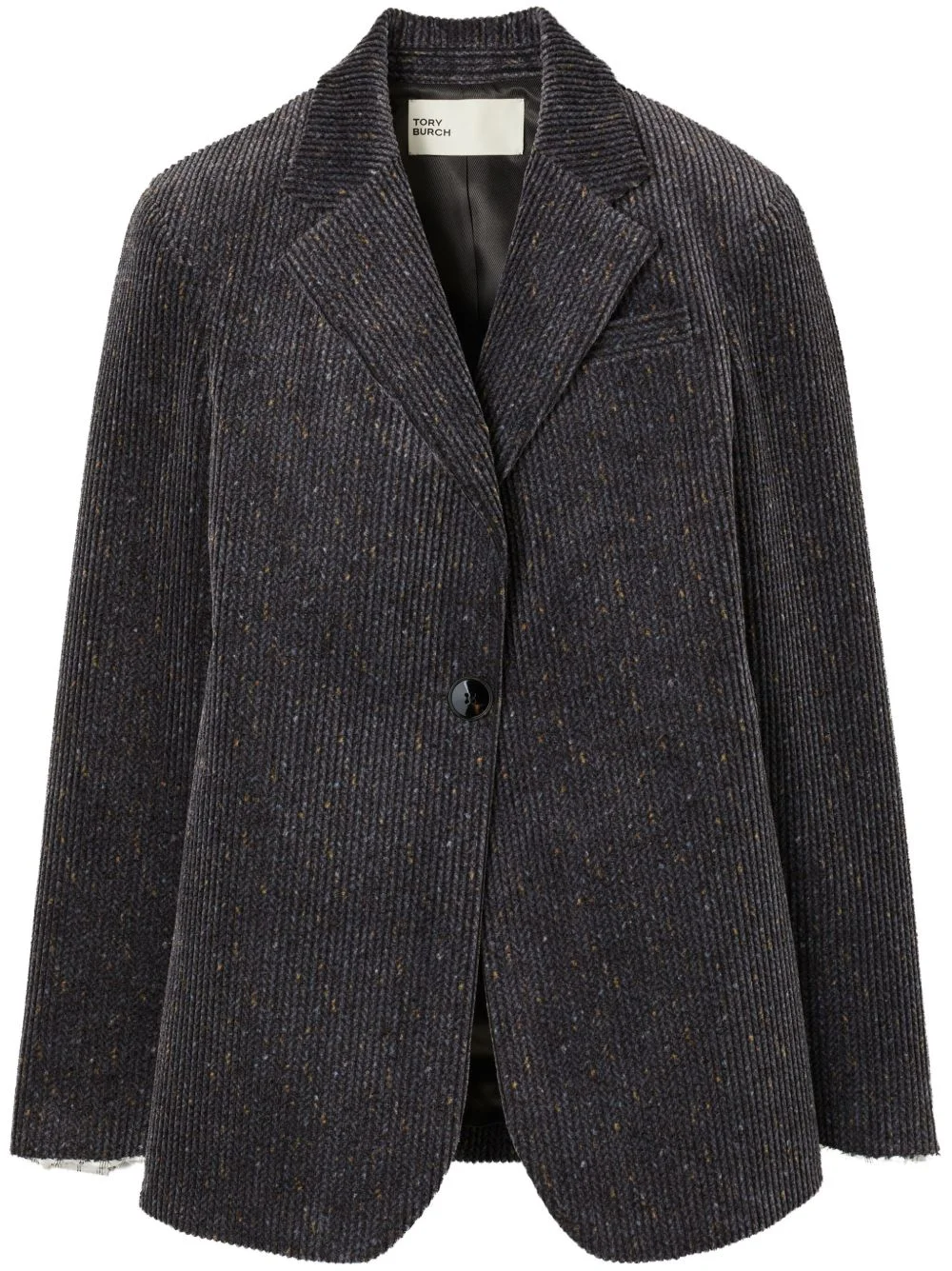 cinched corduroy blazer - 1