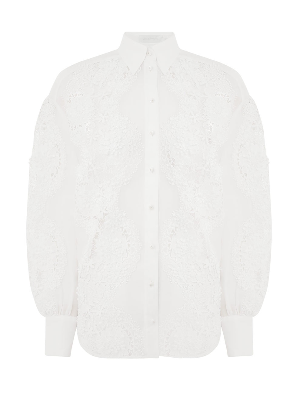 HALLIDAY LACE FLOWER SHIRT - 1