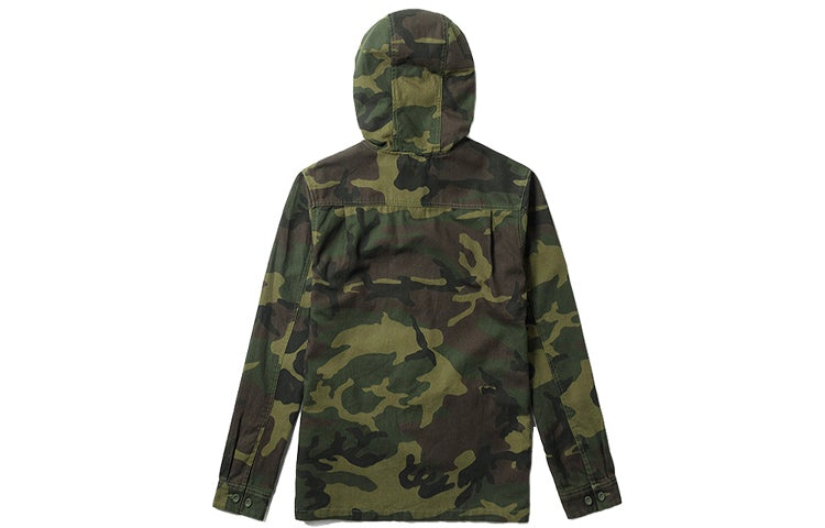 Men's Vans hooded Coach Jacket Camouflage VN0A36JLTJS - 2