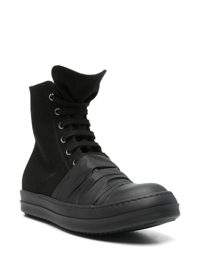 Rick Owens DRKSHDW canvas sneakers outlook