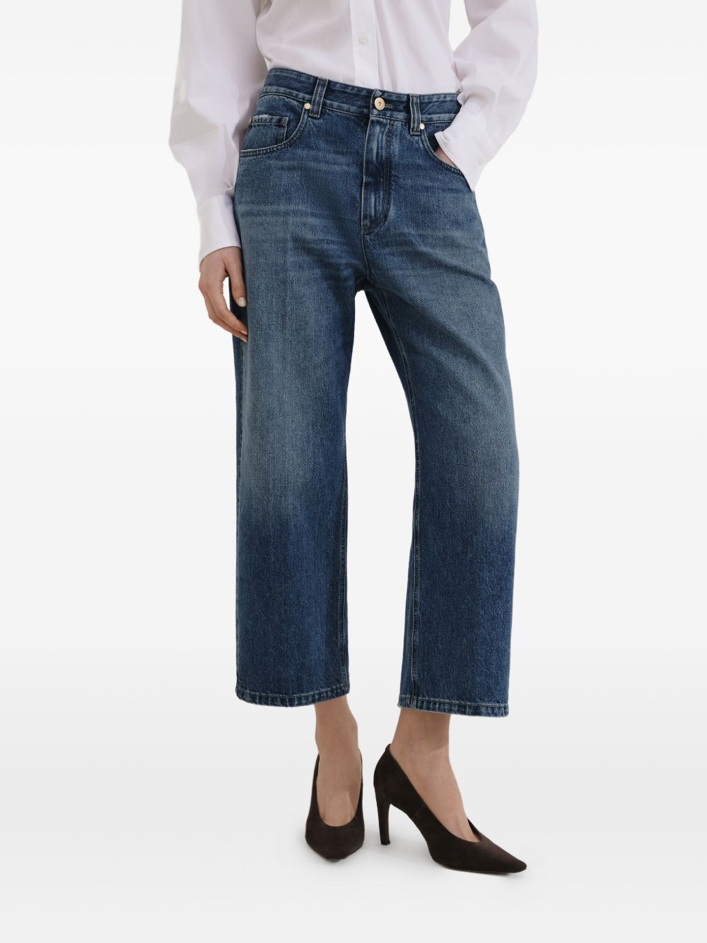 cropped jeans - 3