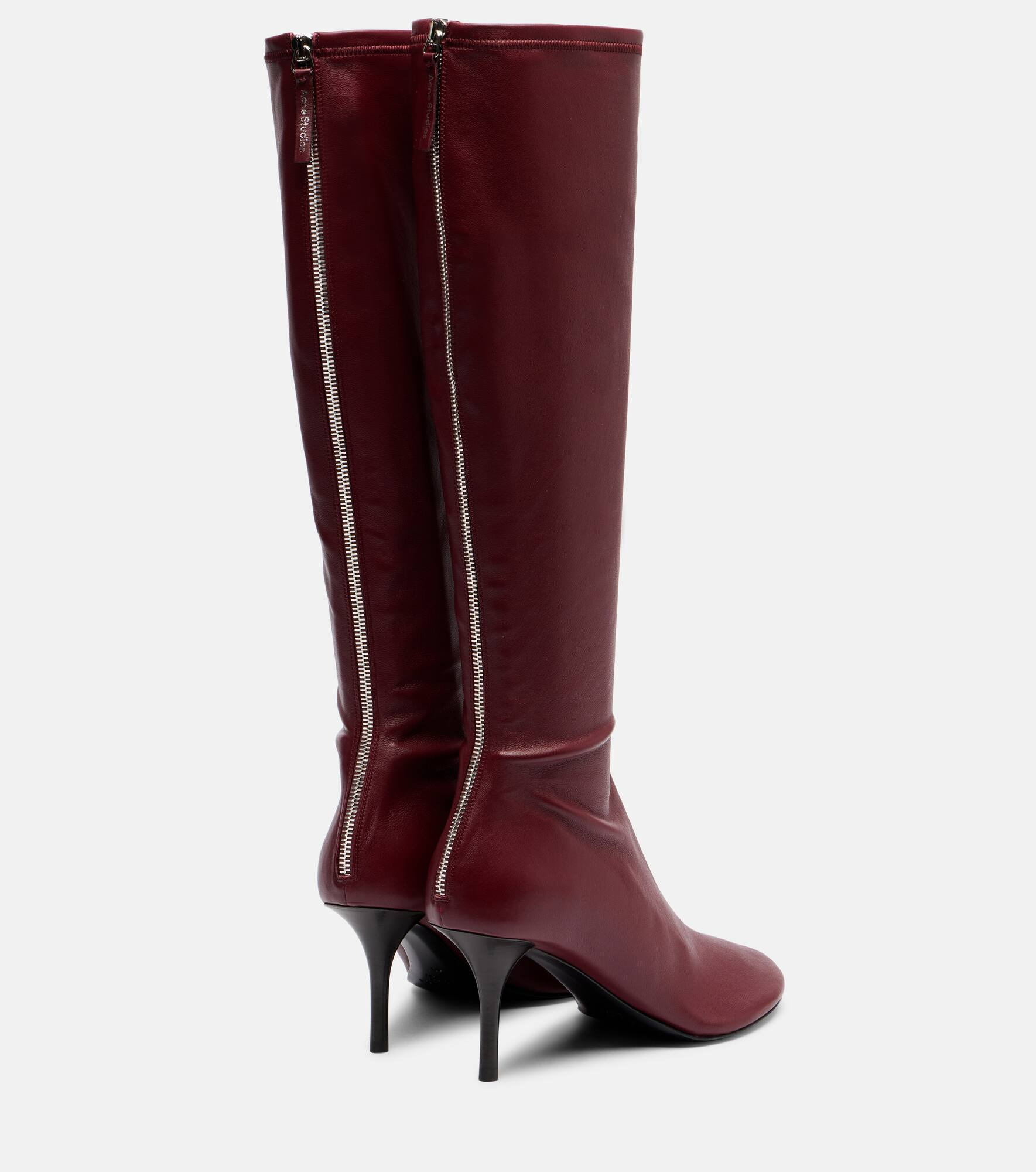 75 leather knee-high boots - 2